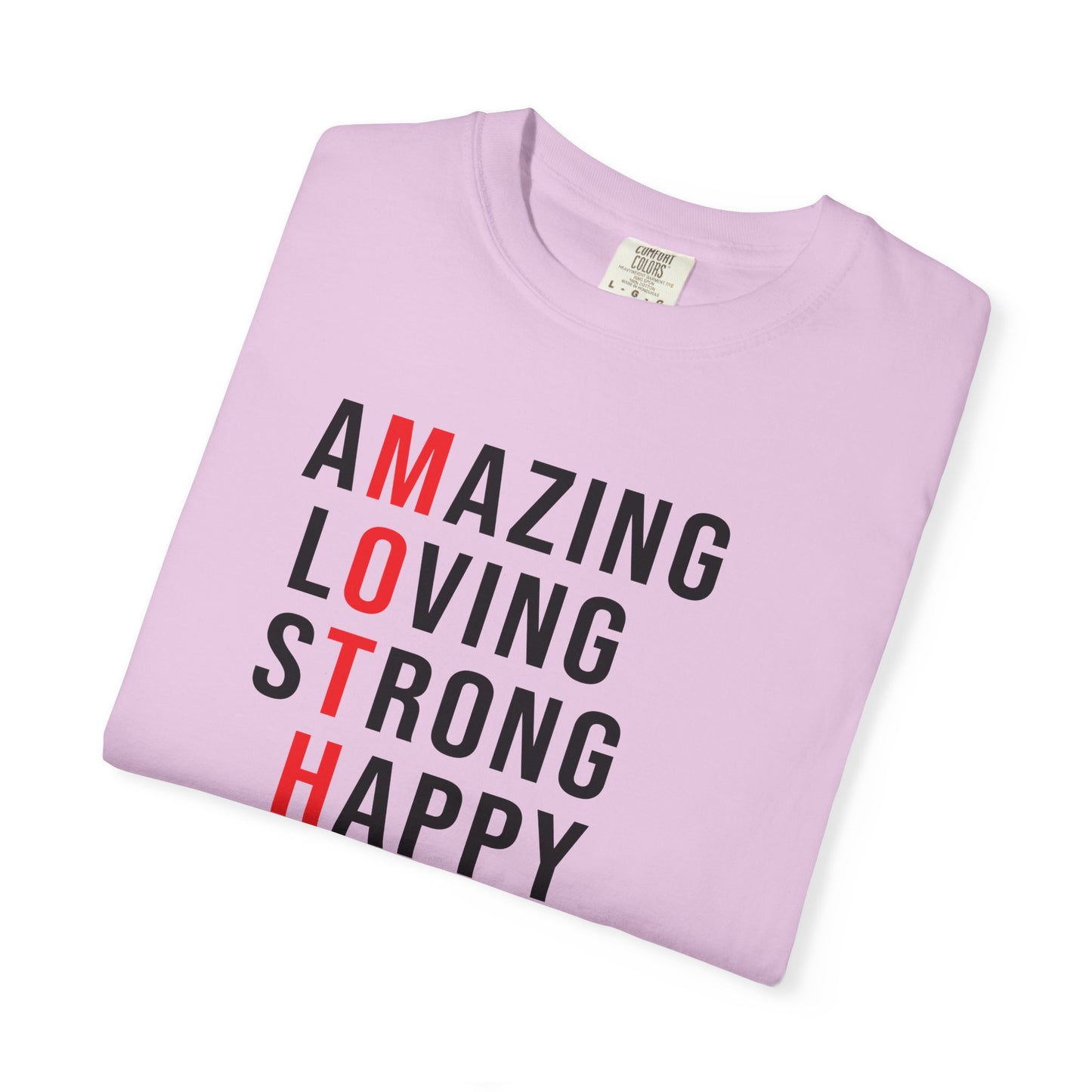 Mom T-shirt Mother's Day Mama Tee Unisex Comfort Colors Garment-Dyed Cotton h14