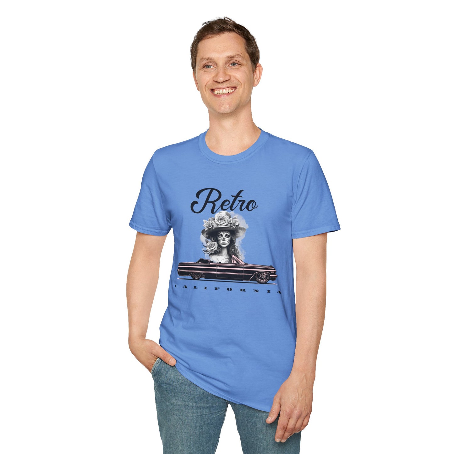 Retro T Shirt, Retro Design Shirt, Retro Art Tee Shirt, T-shirt with Retro Style
