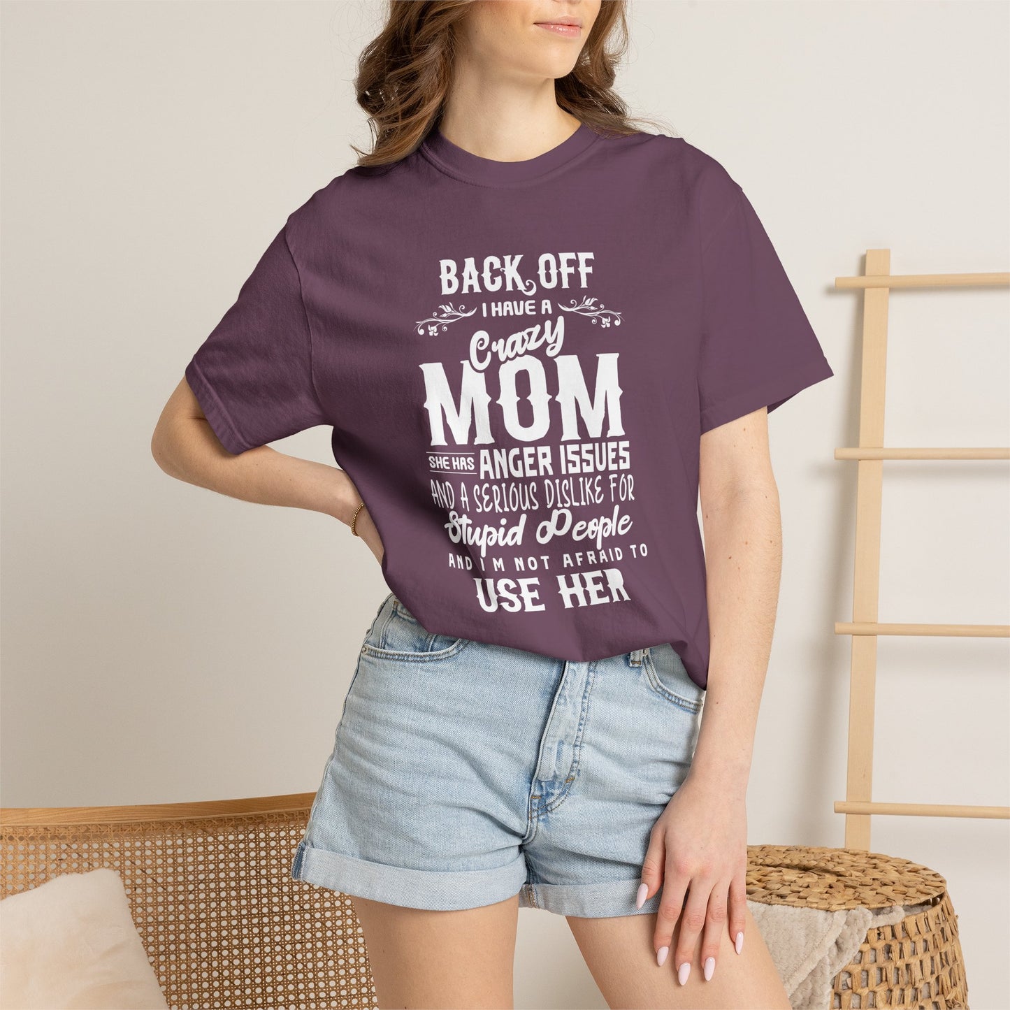 Mom T-shirt Mother's Day Mama Tee Unisex Comfort Colors Garment-Dyed Cotton h34