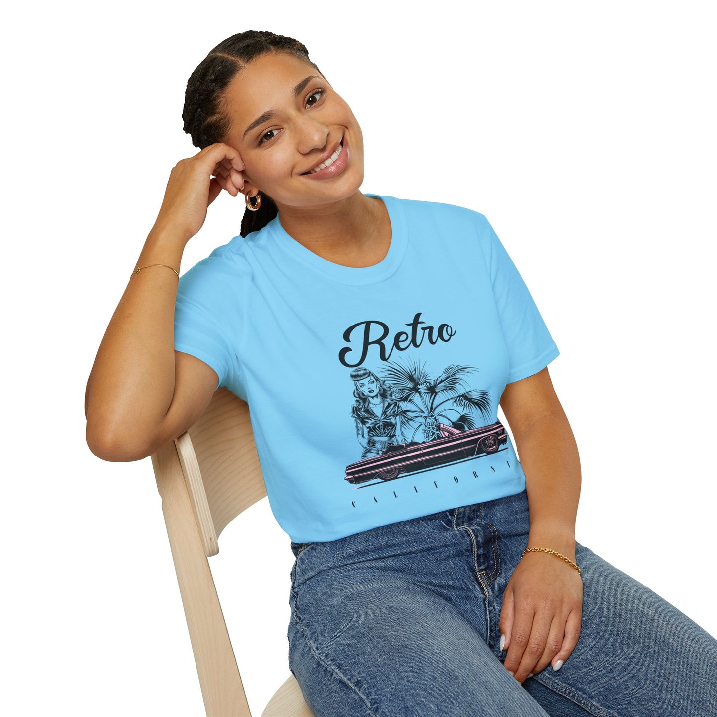 Retro T Shirt, Retro Design Shirt, Retro Art Tee Shirt, T-shirt with Retro Style