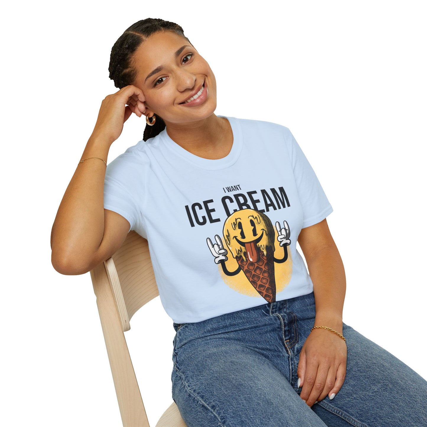 Food Tees, Funny Food T Shirts, Funny T Shirts, Shirt with Food, Junk Food Tees, Shirt with Ice Cream, Ice Cream T-Shirt