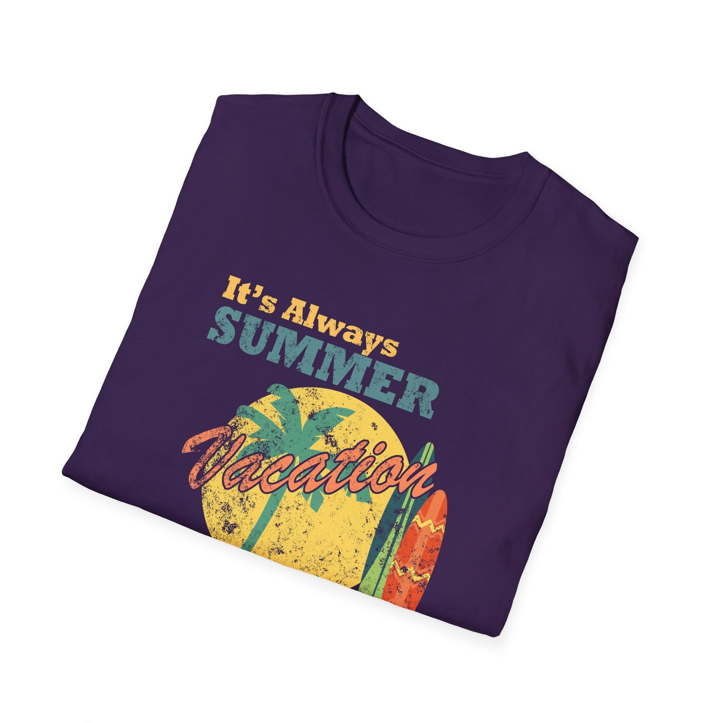 Summer T-Shirt, Summer Design Shirts, Art Tee Shirt with Summer Design - 1