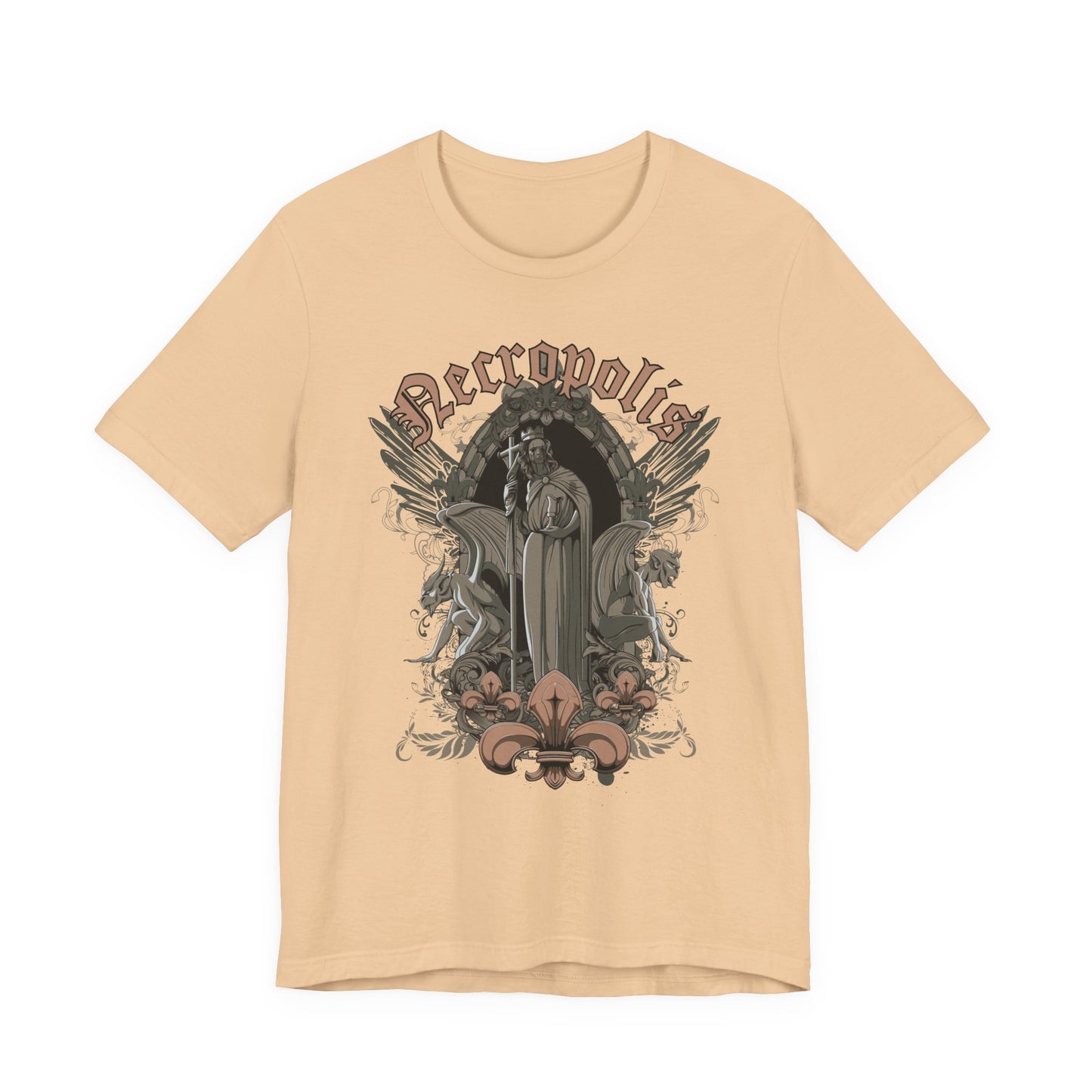 Gothic Skull Graphic Unisex Cotton T-Shirt r7