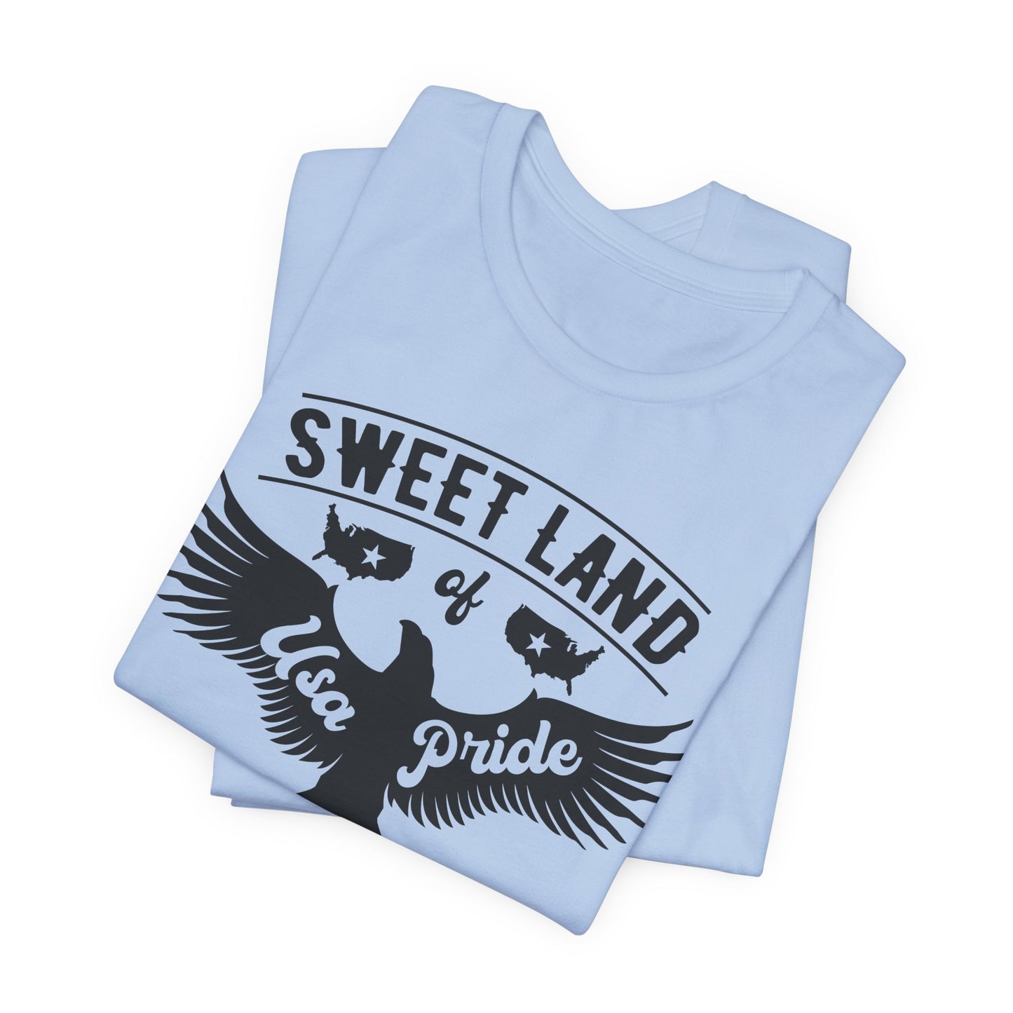 Liberty Eagle Graphic Unisex Cotton T-Shirt a4