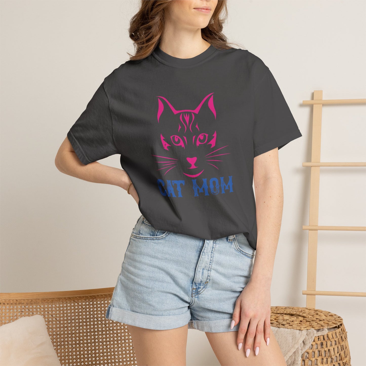 Mom T-shirt Mother Day Mama Tee Unisex Comfort Colors Garment-Dyed Cotton h66