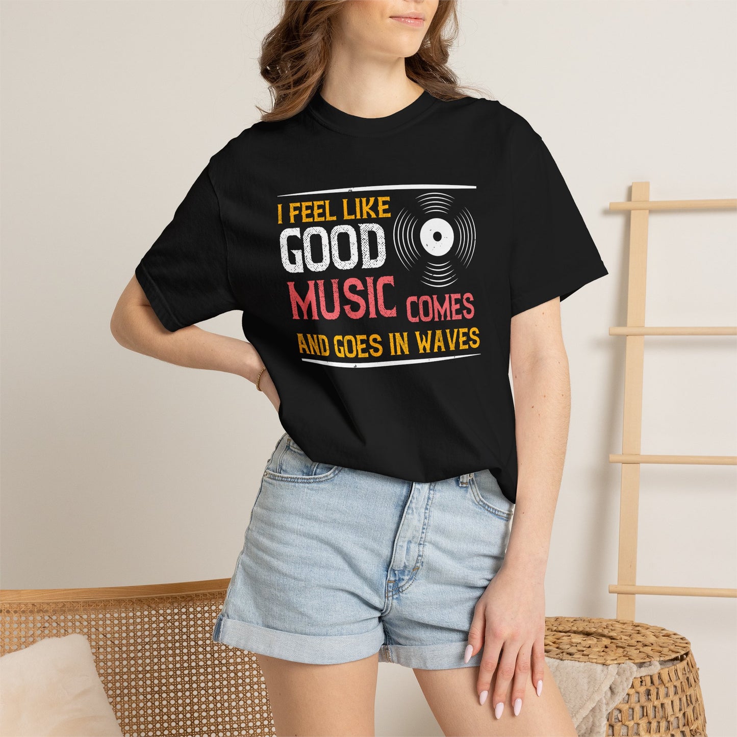 Music Graphic Design Unisex Cotton T-shirt m8