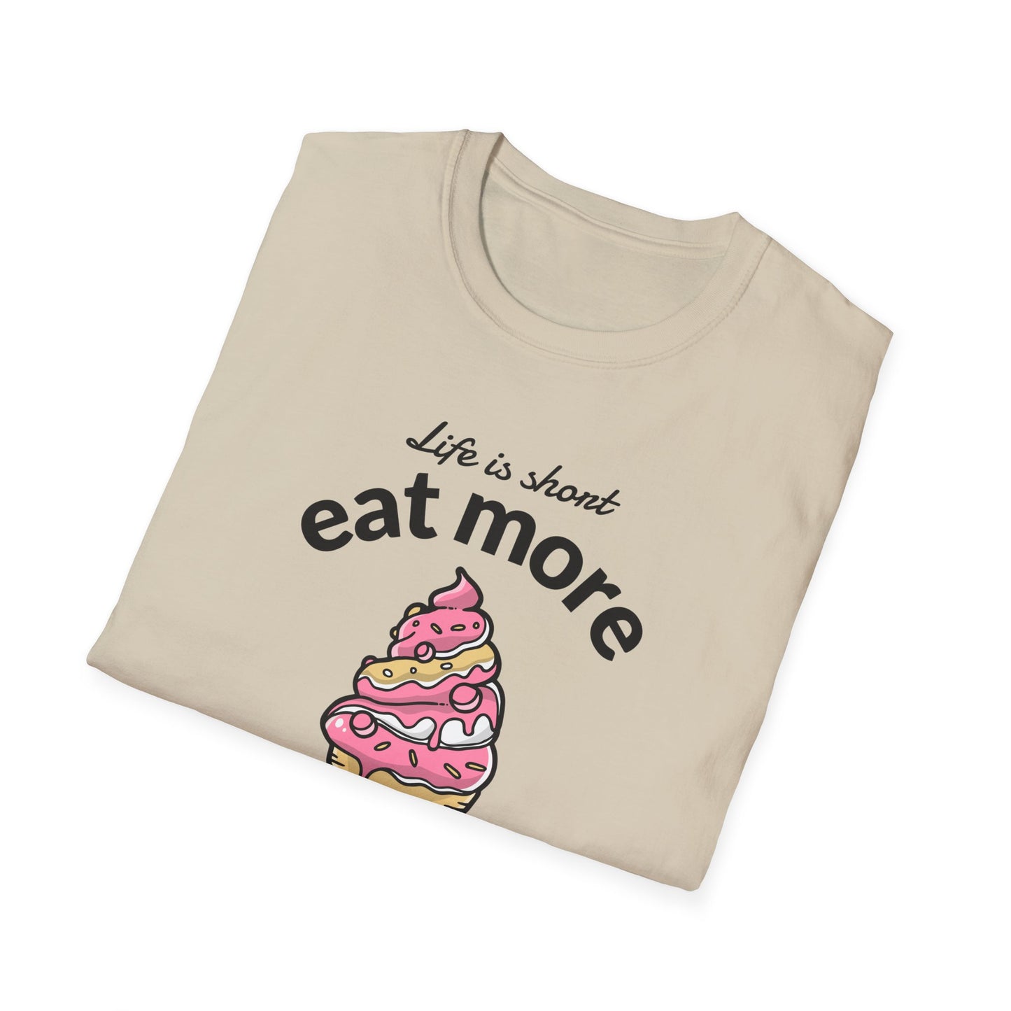 Food Tees, Funny Food T Shirts, Funny T Shirts, Shirt with Food, Junk Food Tees, Shirt with Ice Cream, Ice Cream T-Shirt