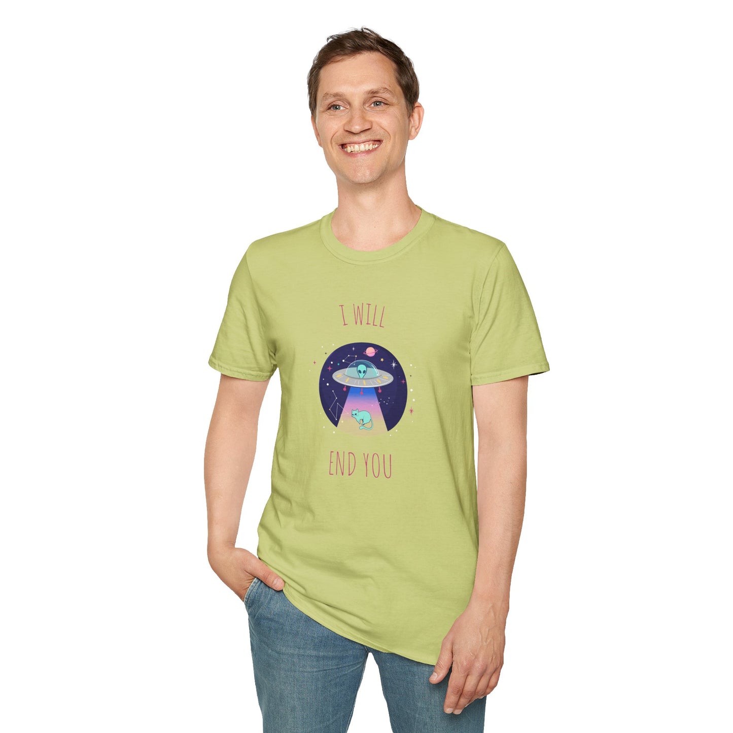 Funny T Shirts UFO Tees Funny Aliens Shirt