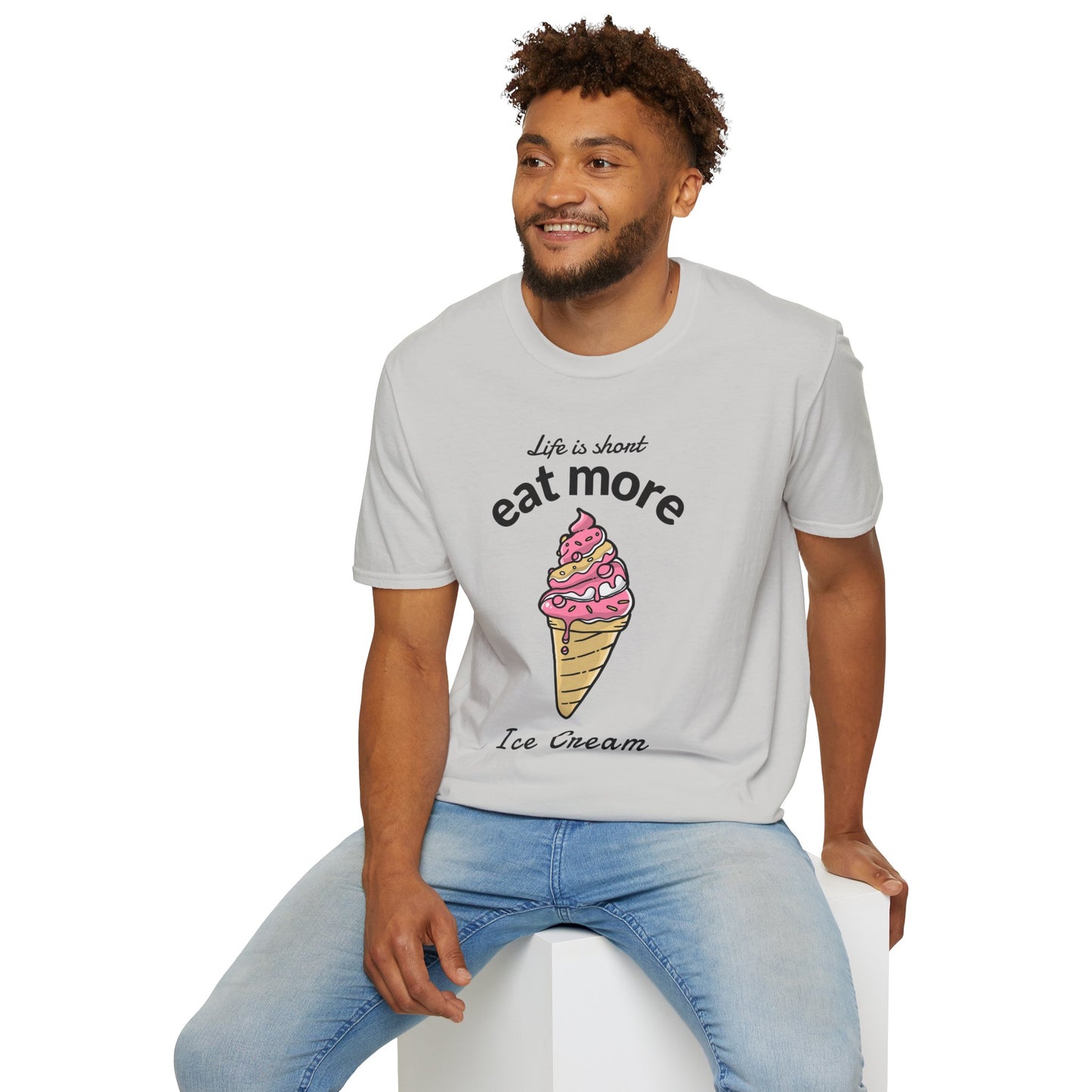 Food Tees, Funny Food T Shirts, Funny T Shirts, Shirt with Food, Junk Food Tees, Shirt with Ice Cream, Ice Cream T-Shirt