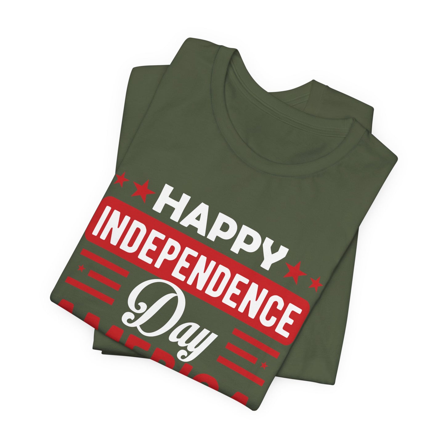 Happy Independence Day America Graphic Unisex Cotton T-Shirt 015
