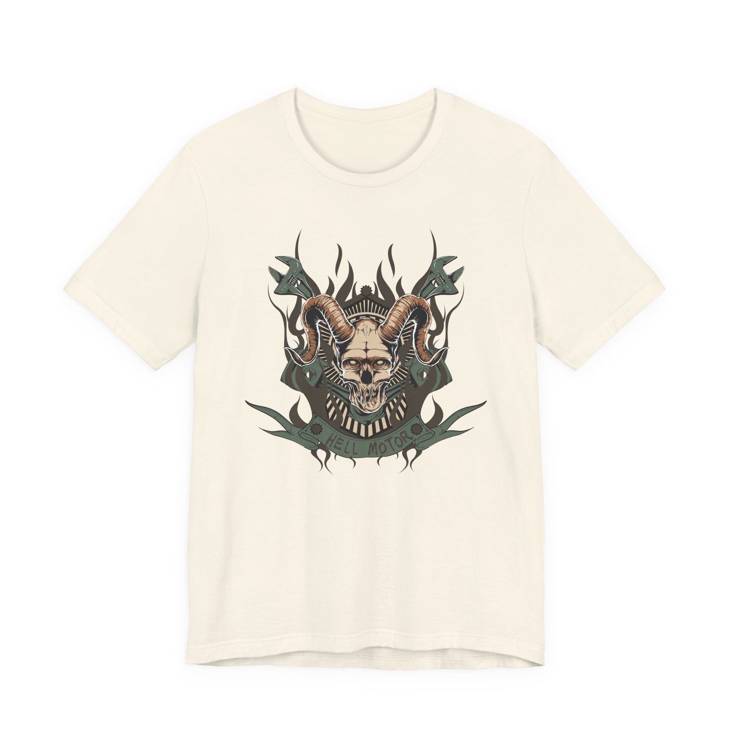 Gothic Skull Graphic Design Unisex Cotton Tee Art-49