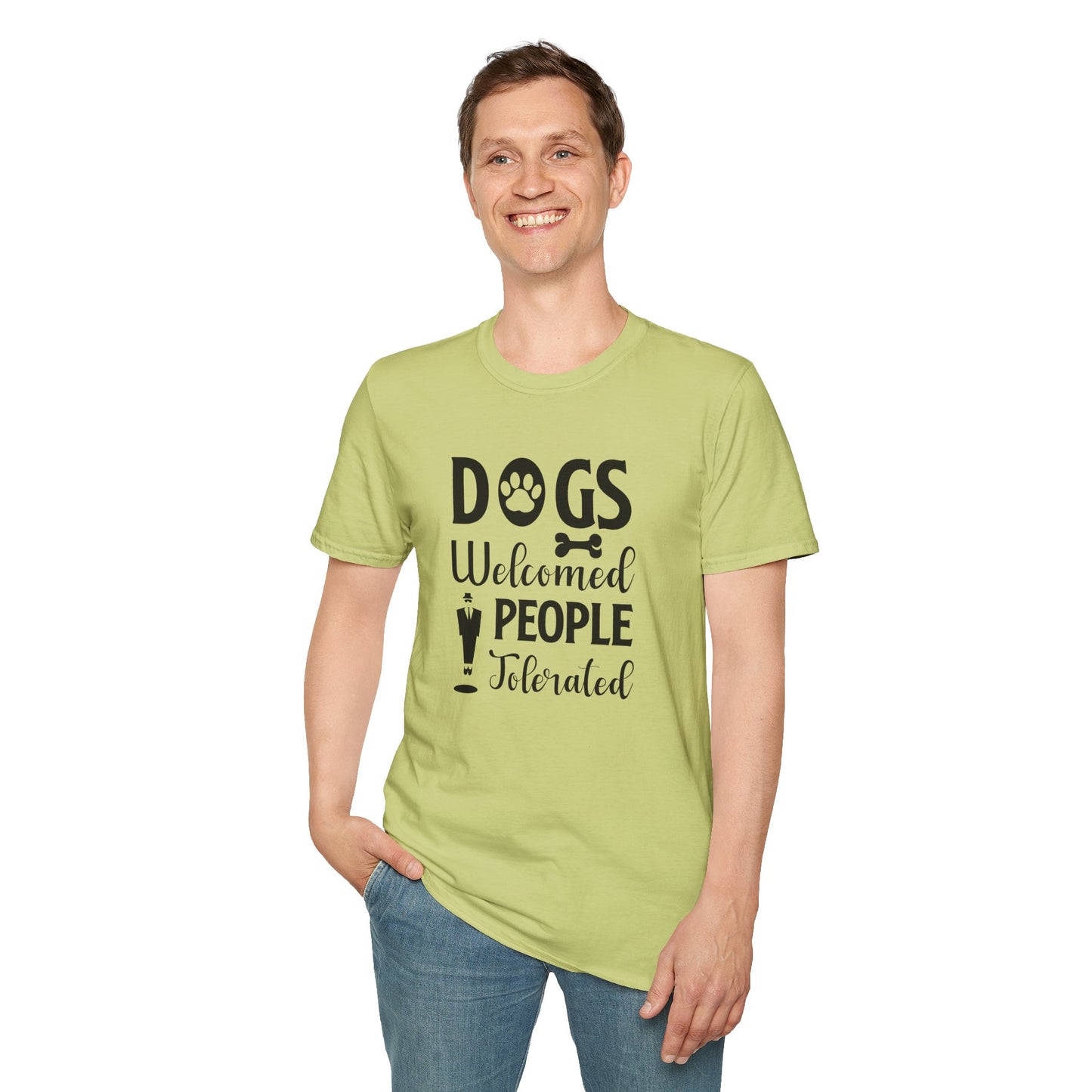 Dog Slogan T Shirts With Funny Quotes Unisex Tee Shirt Gildan Softstyle 64000 100 Percent Cotton