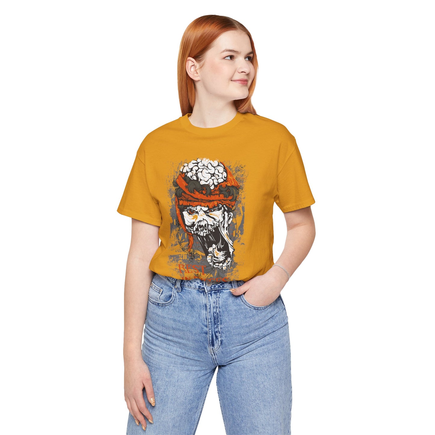Skull Graphic Unisex Cotton T-Shirt r10