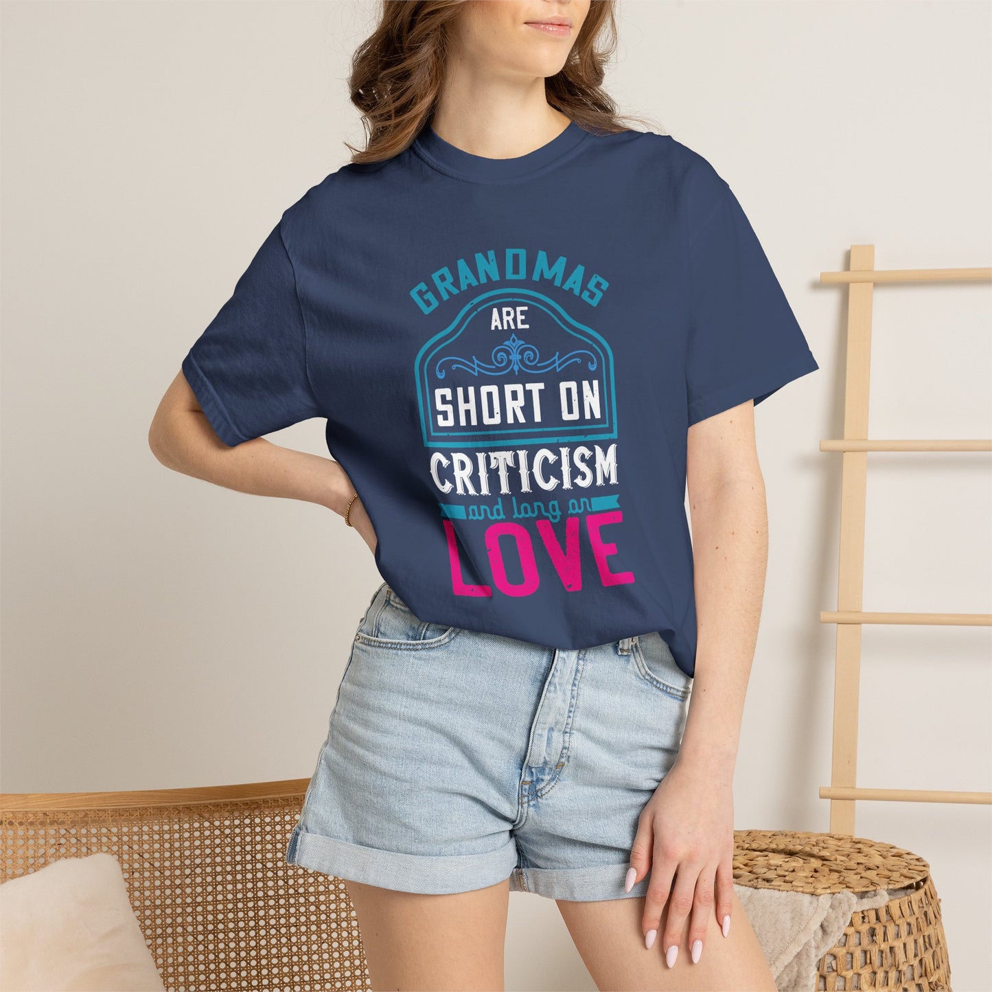 Grandmas T-shirt Mother Day Mama Tee Unisex Comfort Colors Garment-Dyed Cotton h69