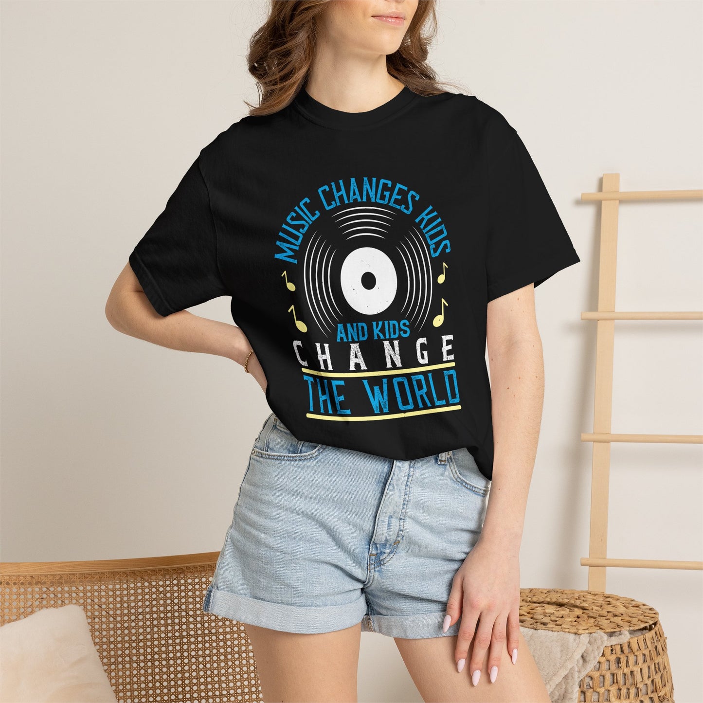 Music Graphic Design Unisex Cotton T-shirt m22