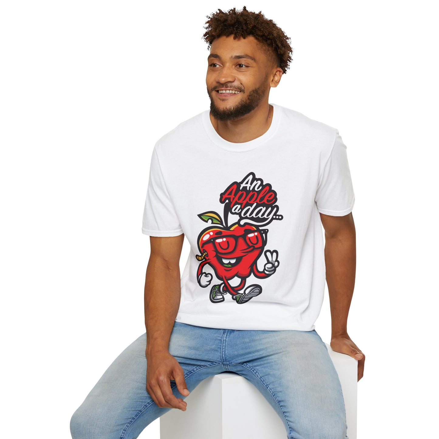 Cartoon T Shirt Animation Tee Funny Tee Unisex Softstyle Cotton Shirt Gildan Softstyle 64000