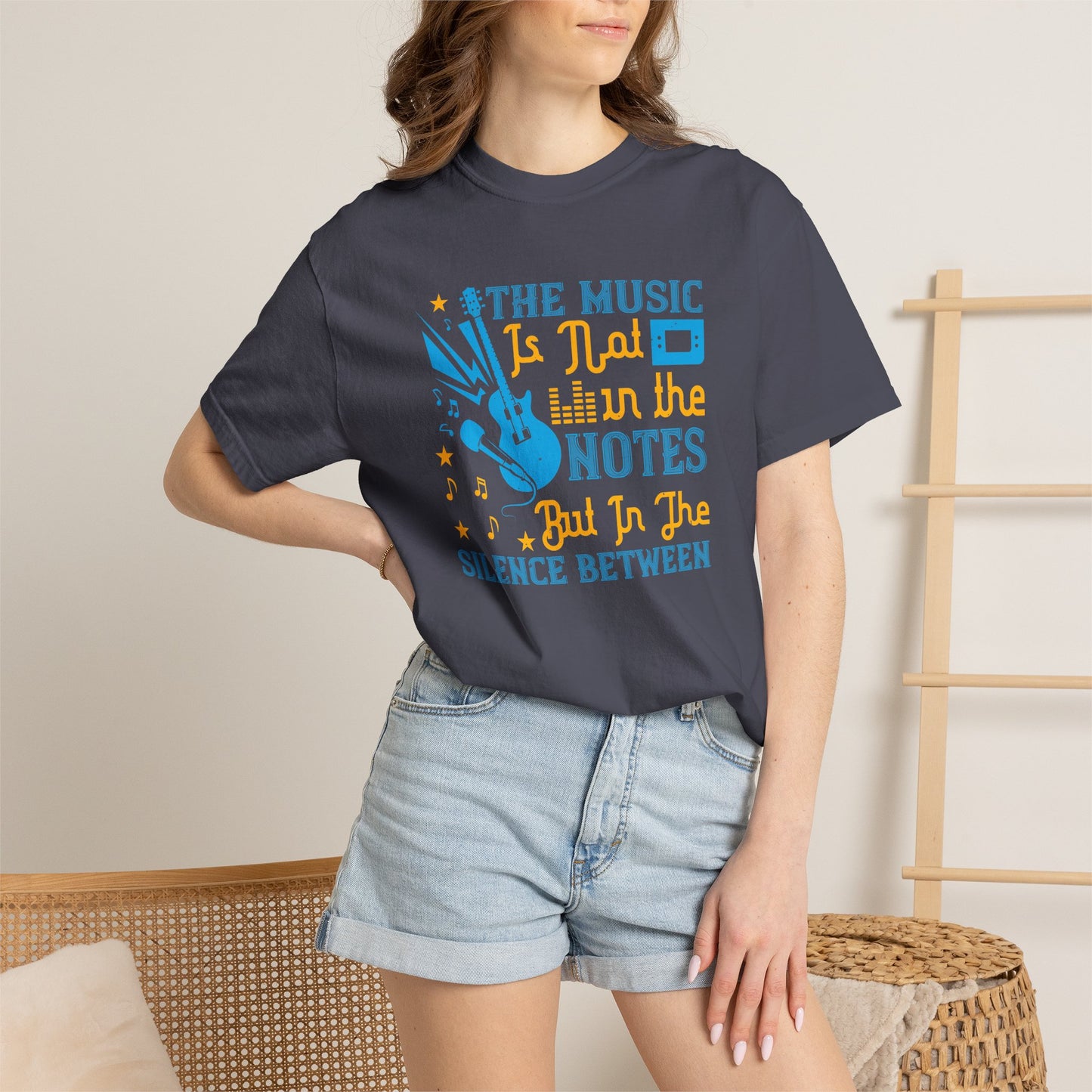 Music Graphic Design Unisex Cotton T-shirt  m44