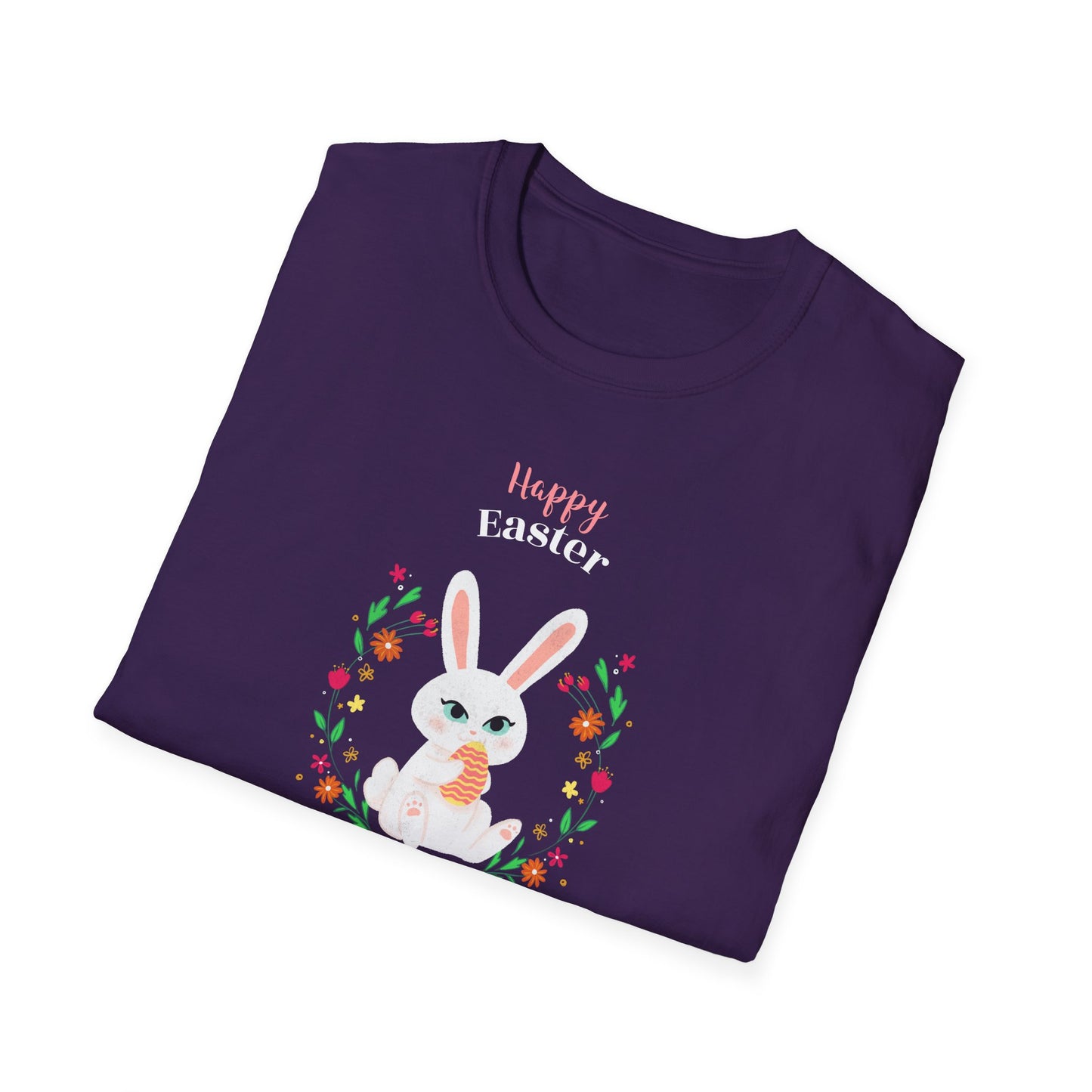 Easter Bunny T-Shirt, Tee Shirt with Easter Signature, T Shirt with Easter Prints, Tee Shirt with Easter Design - 12