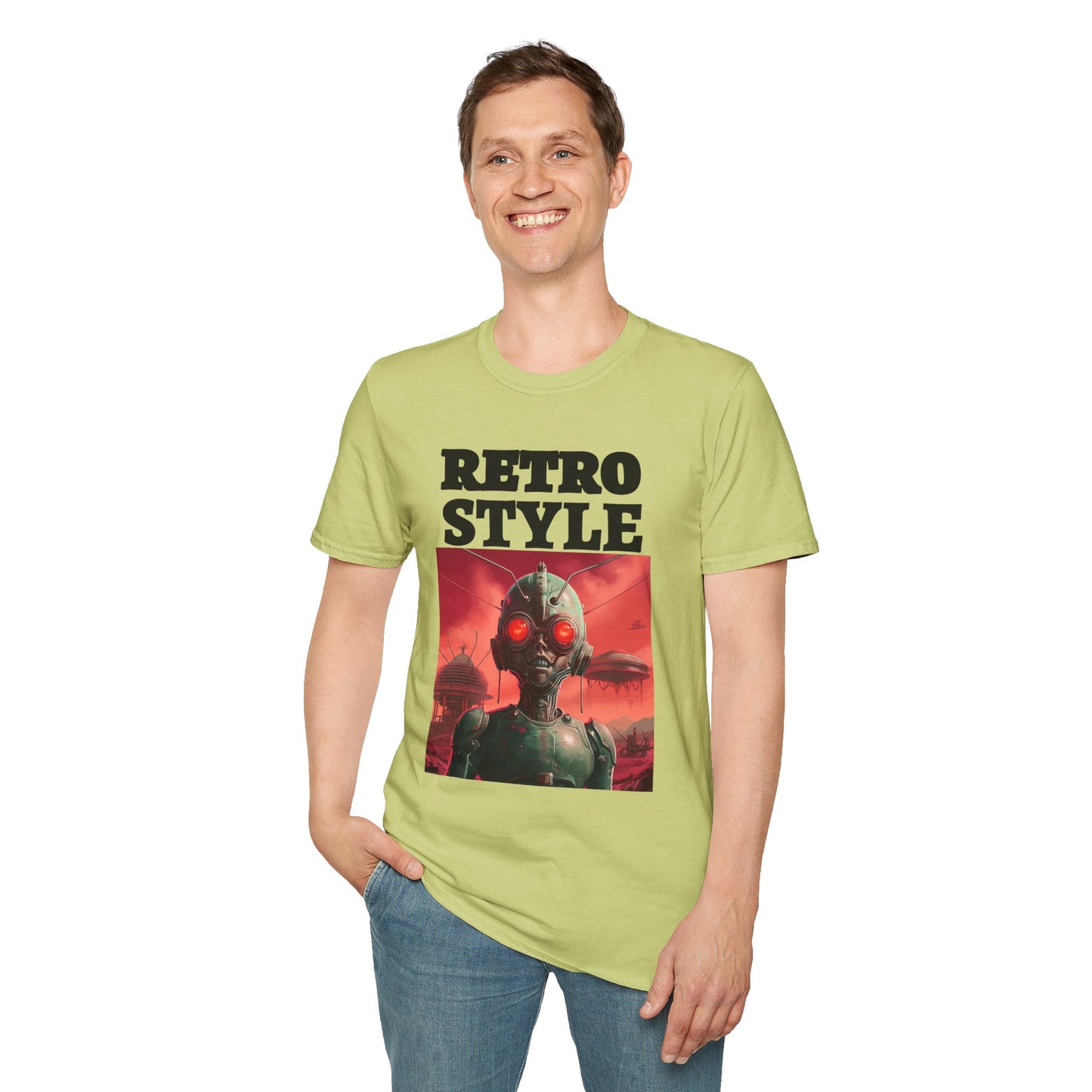 Retro T Shirt, Retro Design Shirt, Retro Art Tee Shirt, T-shirt with Retro Style