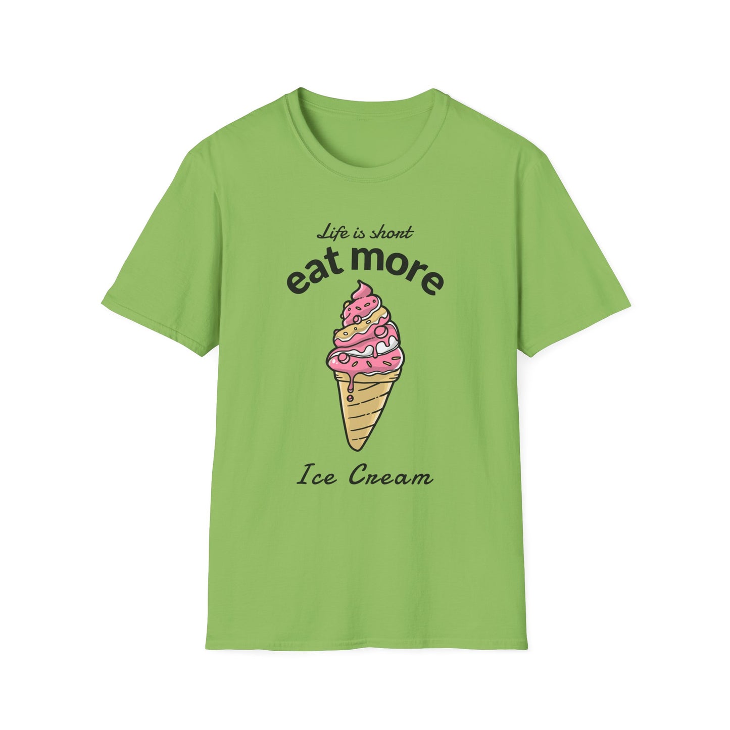 Food Tees, Funny Food T Shirts, Funny T Shirts, Shirt with Food, Junk Food Tees, Shirt with Ice Cream, Ice Cream T-Shirt