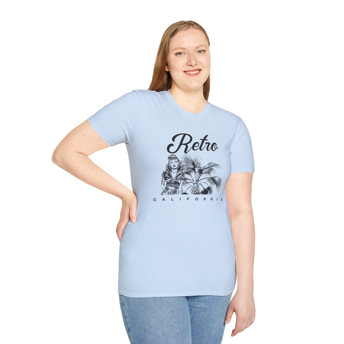Retro T Shirt, Retro Design Shirt, Retro Art Tee Shirt, T-shirt with Retro Style