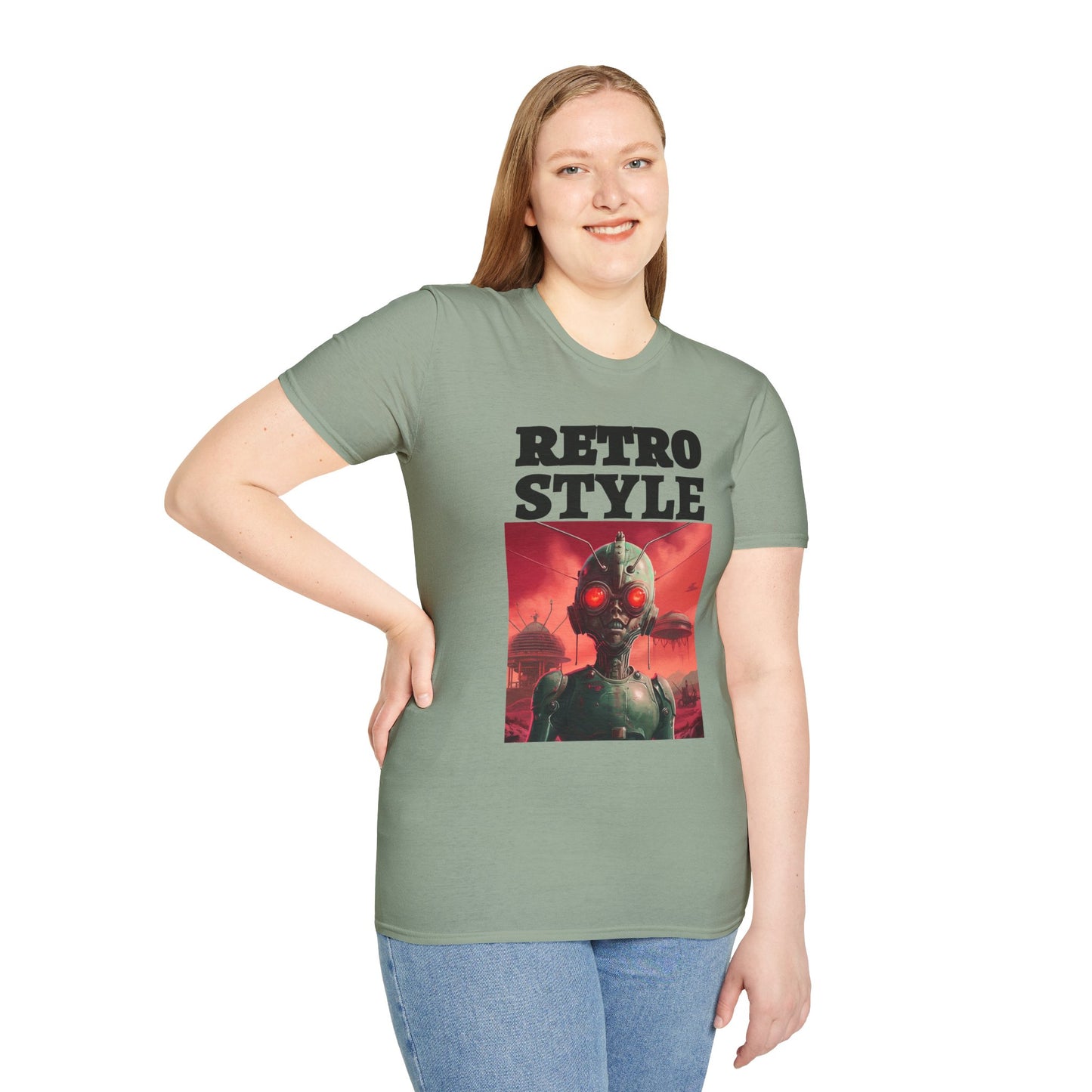 Retro T Shirt, Retro Design Shirt, Retro Art Tee Shirt, T-shirt with Retro Style
