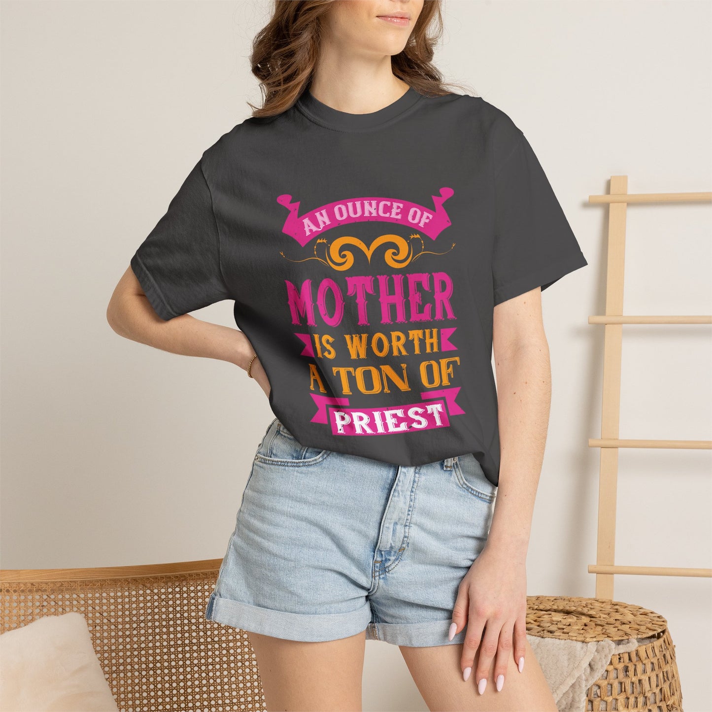 Mom T-shirt Mother Day Mama Tee Unisex Comfort Colors Garment-Dyed Cotton h63