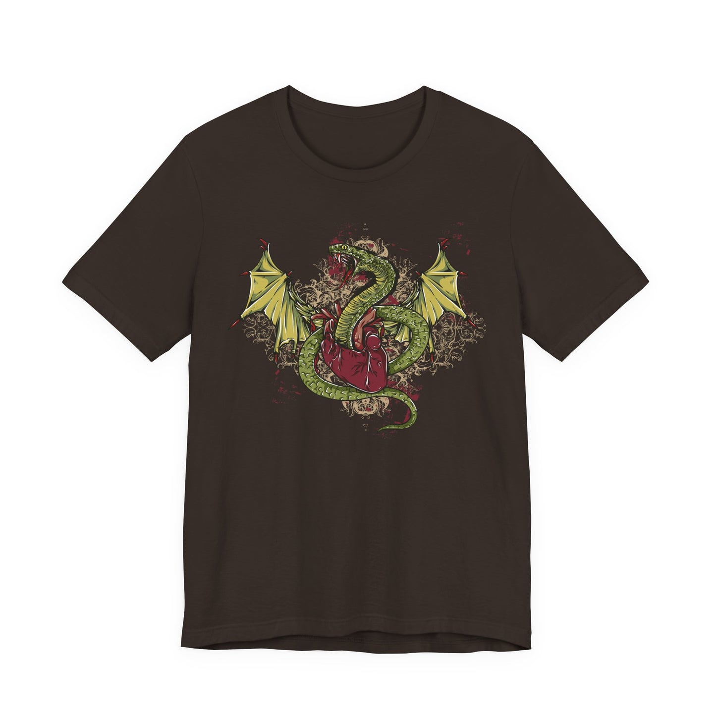 Dragon Illustration Graphic Unisex Cotton T-Shirt r29