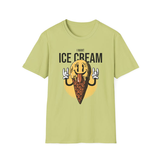Food Tees, Funny Food T Shirts, Funny T Shirts, Shirt with Food, Junk Food Tees, Shirt with Ice Cream, Ice Cream T-Shirt