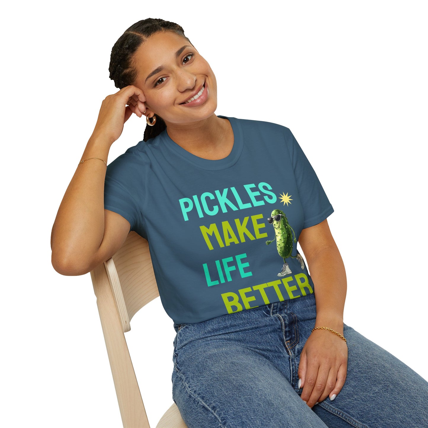 Food Tees, Funny Food T Shirts, Funny T Shirts, Shirt with Vegetables, Shirt with Pickle