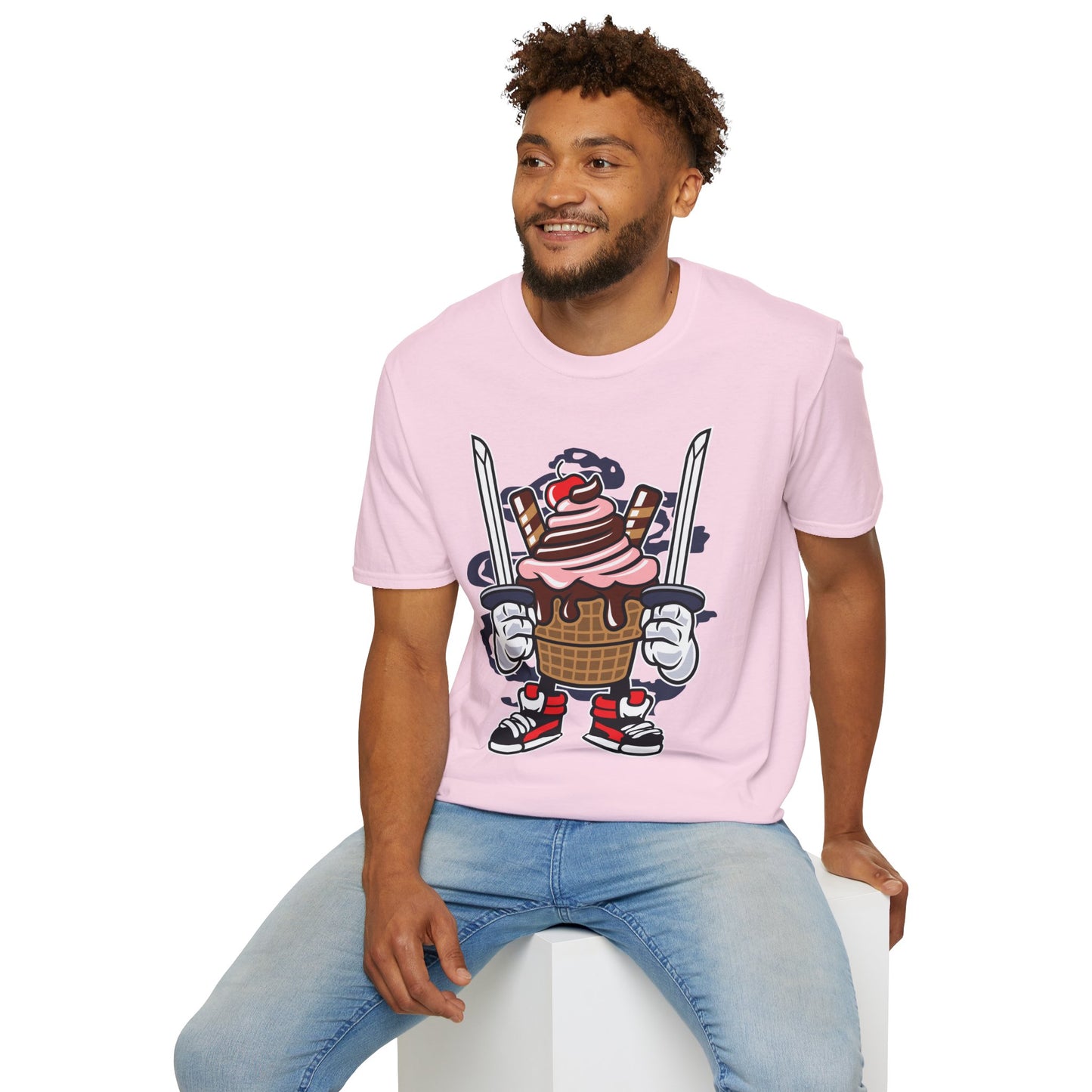 Cartoon T Shirt Unisex Animation Tee Funny Tee Gildan Softstyle 64000 Ring Spun Cotton 99