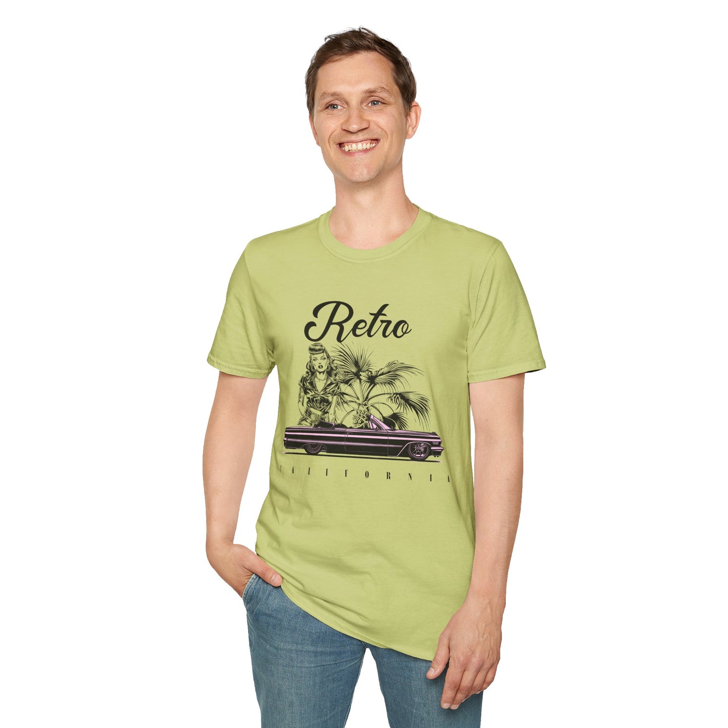 Retro T Shirt, Retro Design Shirt, Retro Art Tee Shirt, T-shirt with Retro Style