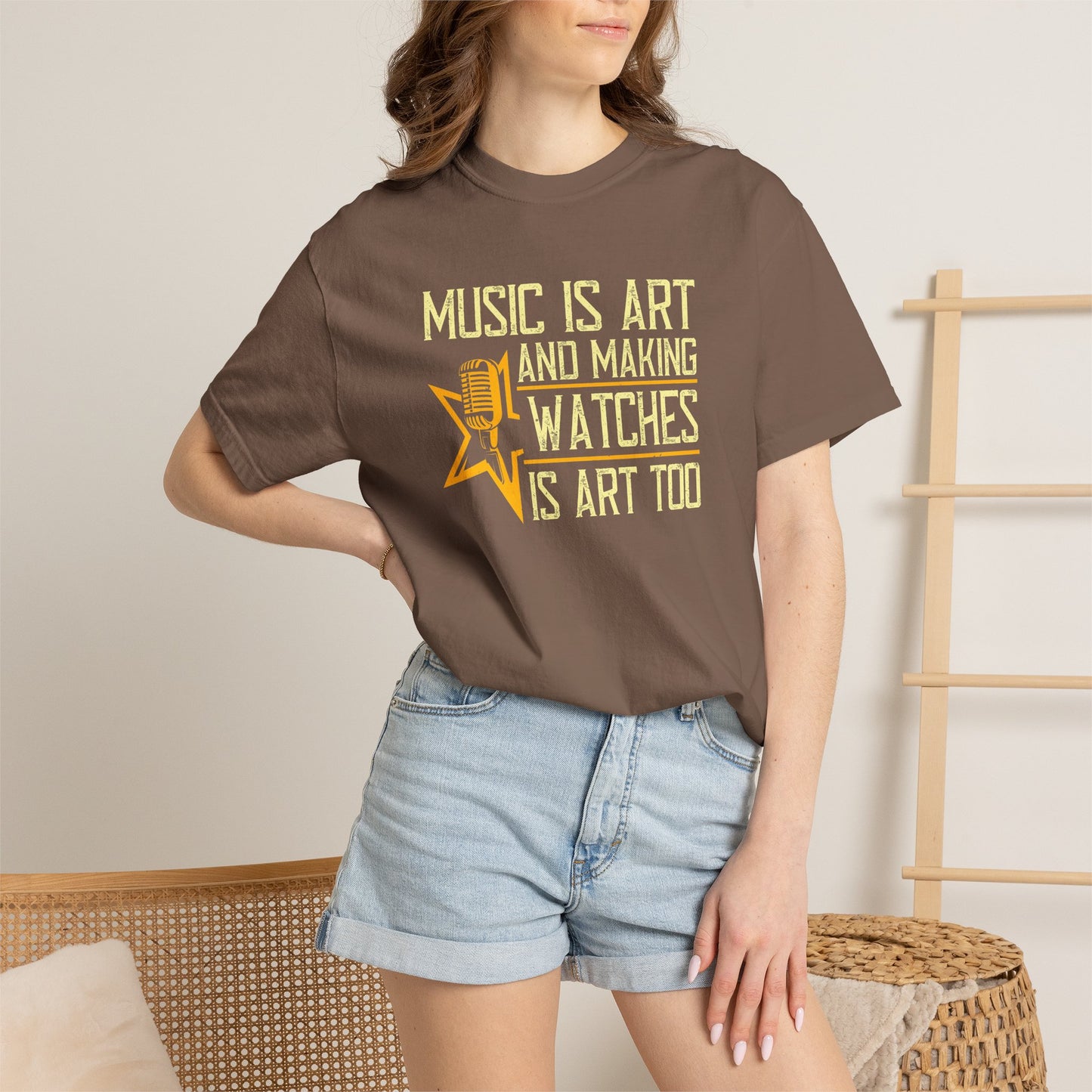 Music Graphic Design Unisex Cotton T-shirt m28