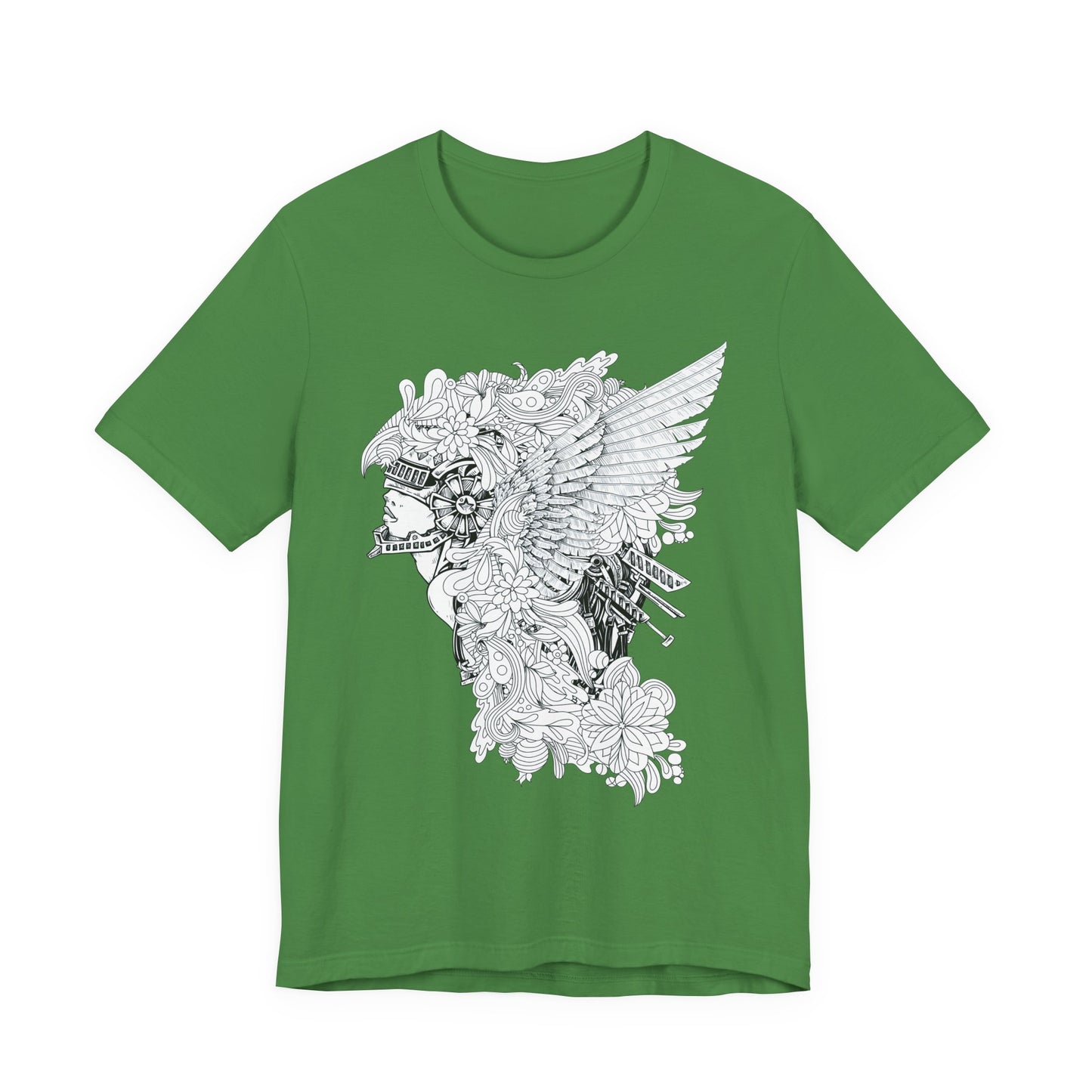 Eagle Illustration Graphic Unisex Cotton T-Shirt r26