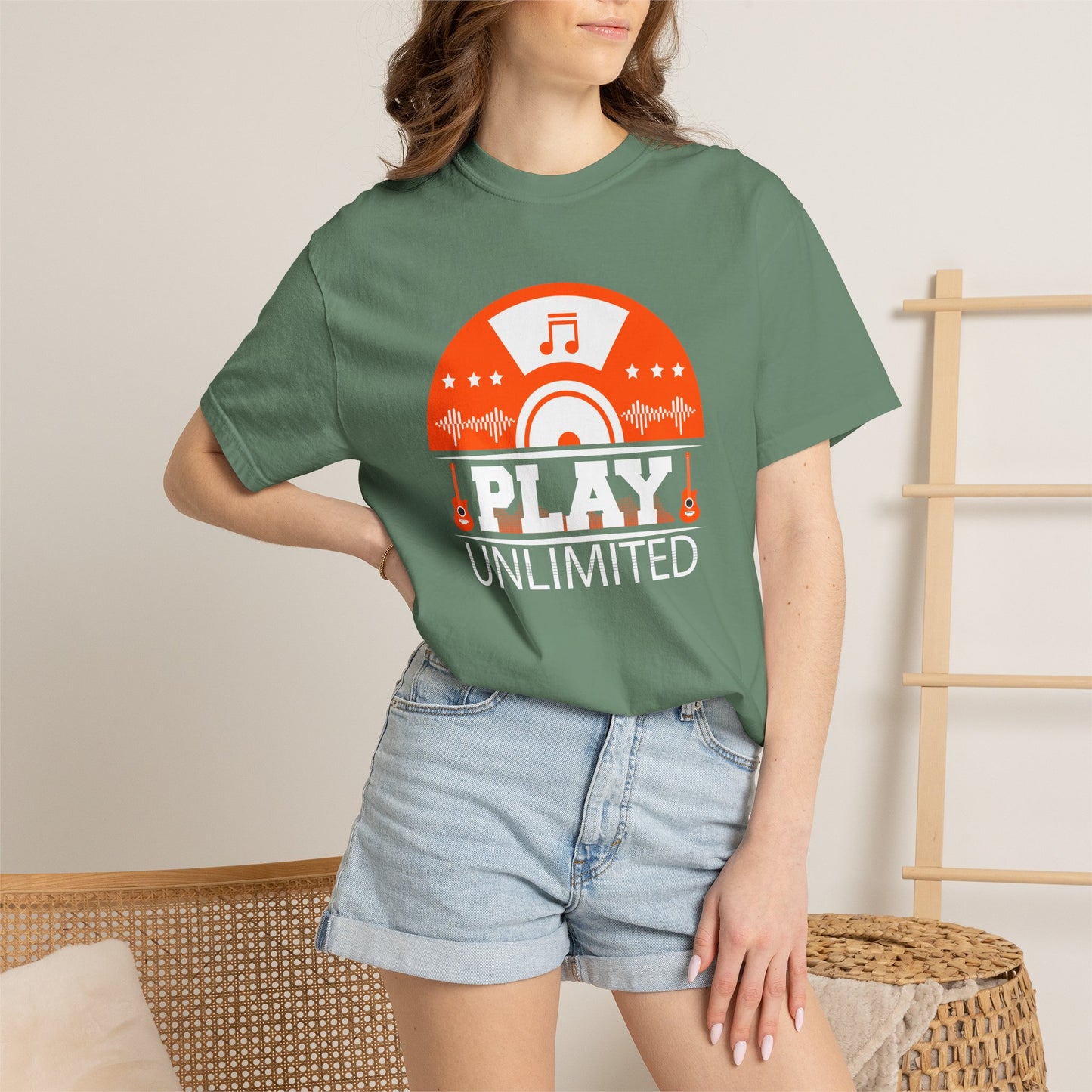 Music Graphic Design Unisex Cotton T-shirt 079