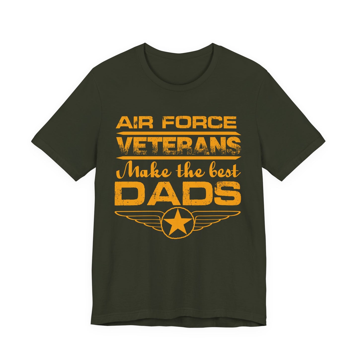 Air Force Veterans Make the Best Dads T-Shirt Military Dad Unisex Cotton Tee v48