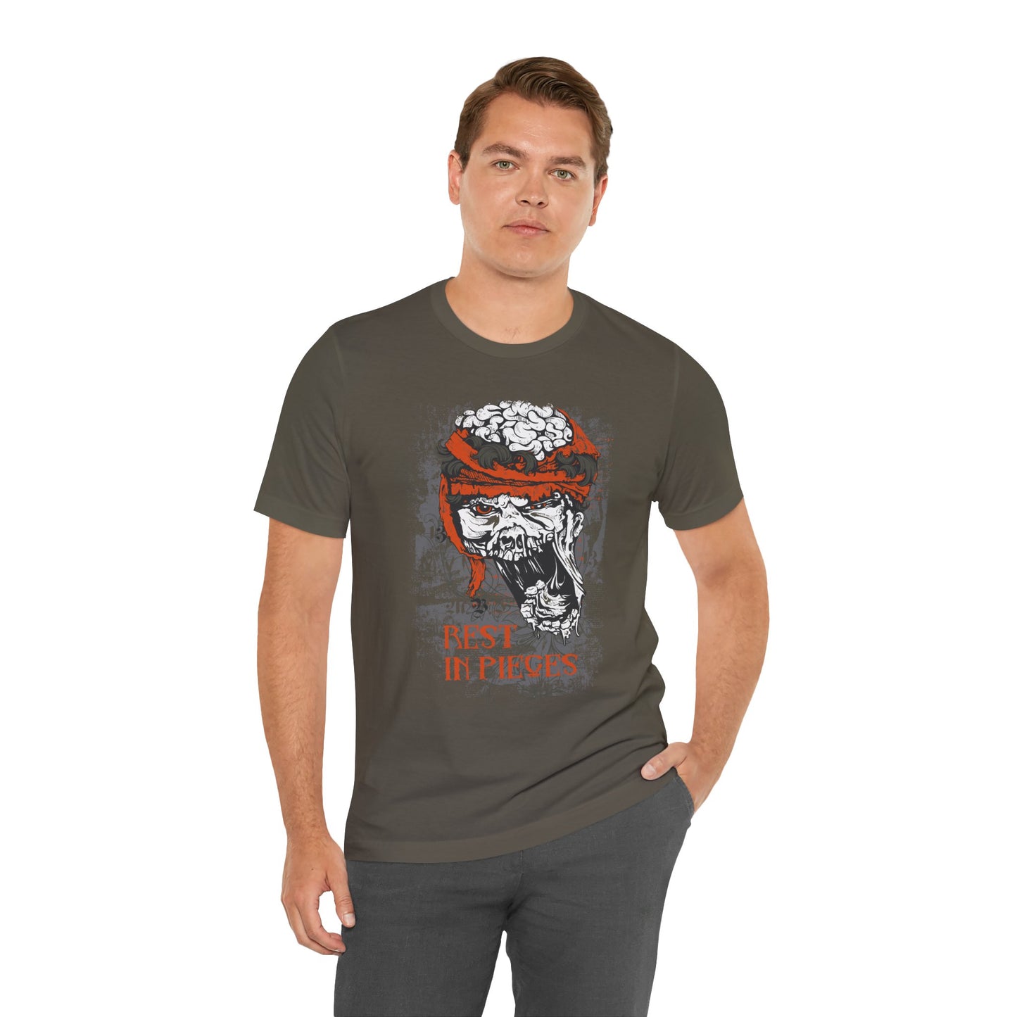 Skull Graphic Unisex Cotton T-Shirt r10