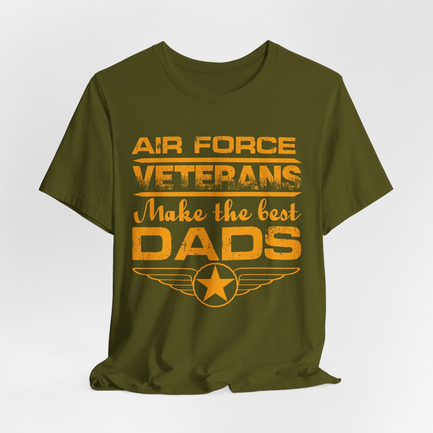 Air Force Veterans Make the Best Dads T-Shirt Military Dad Unisex Cotton Tee v48