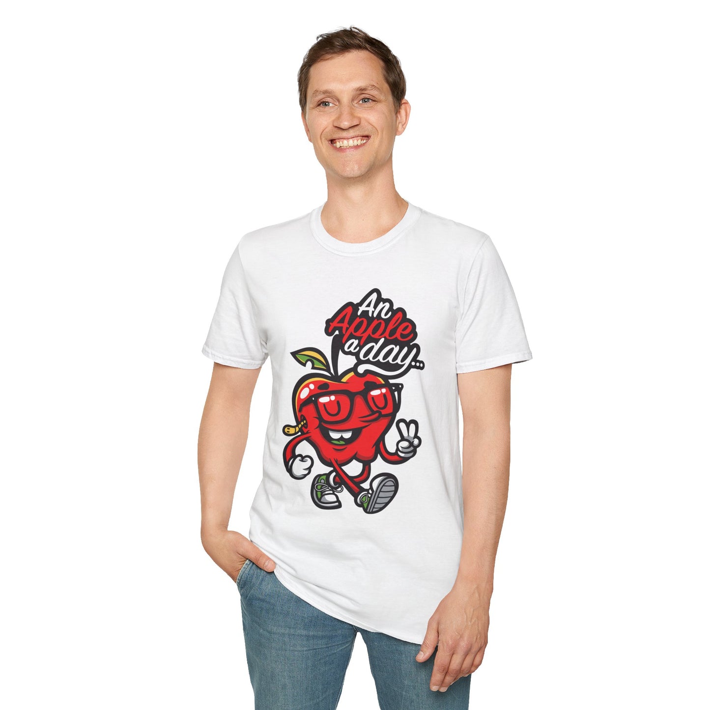 Cartoon T Shirt Animation Tee Funny Tee Unisex Softstyle Cotton Shirt Gildan Softstyle 64000