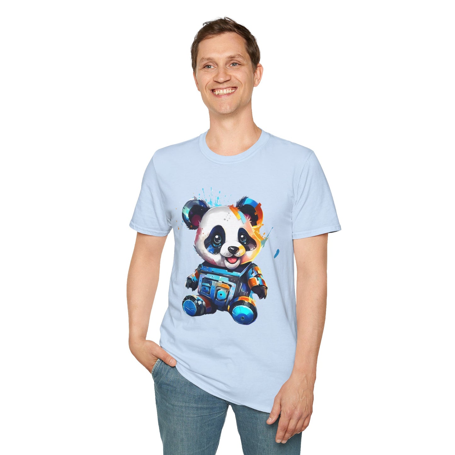 Animals Tees, Funny Animals Shirt, T Shirts with Funny Animals, T-Shirt with Panda, Panda Tees