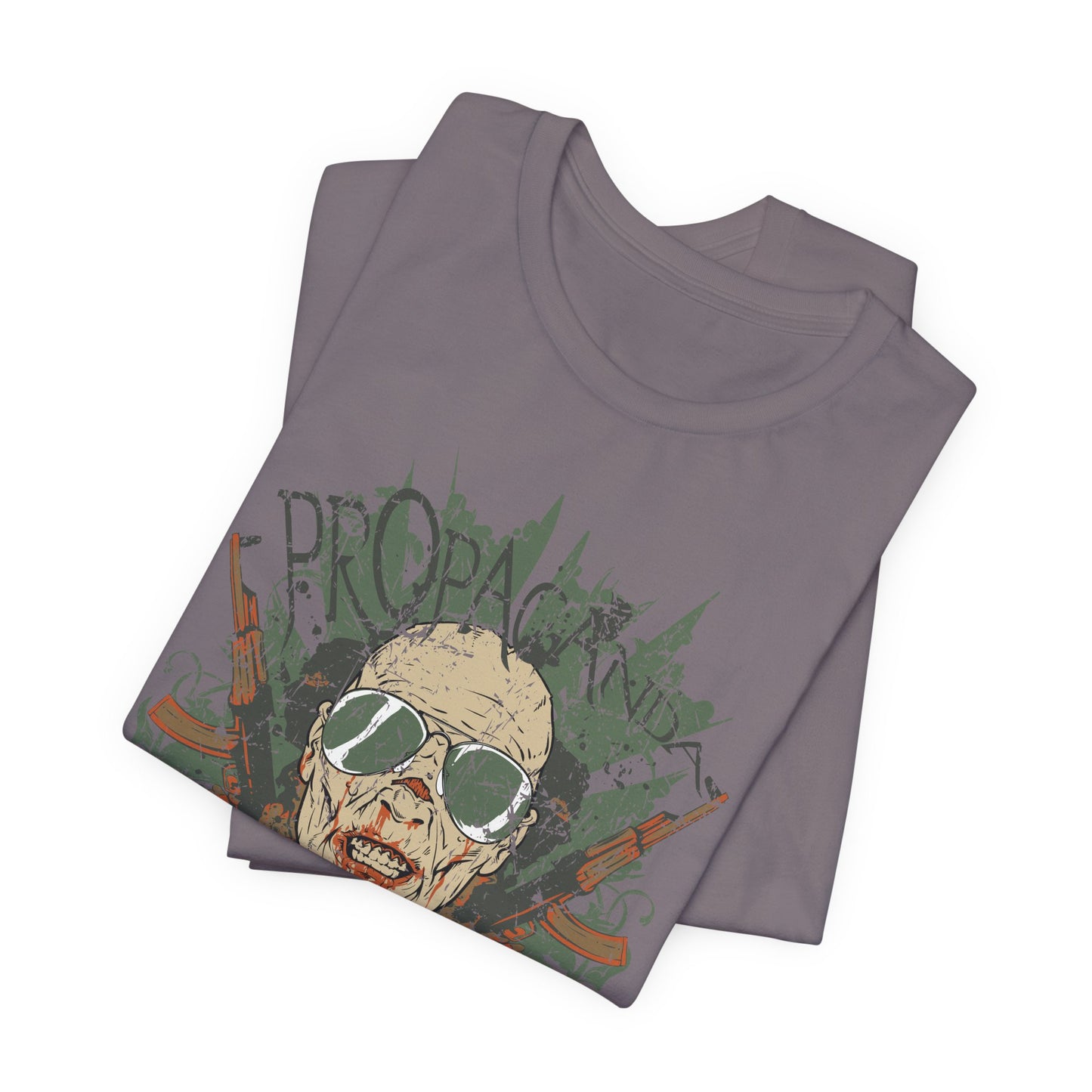 Retro Skull Floral Graphic Design Unisex Cotton T-Shirt G-2
