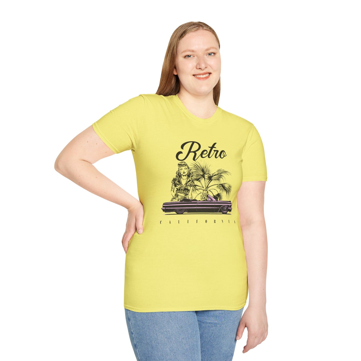 Retro T Shirt, Retro Design Shirt, Retro Art Tee Shirt, T-shirt with Retro Style