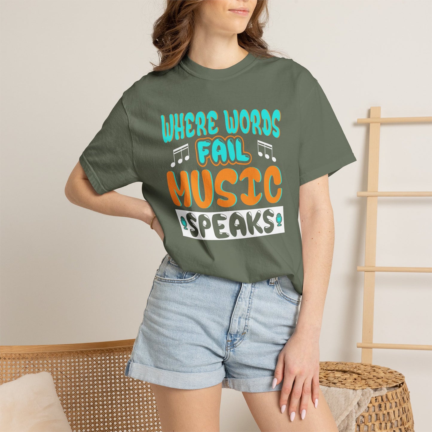 Music Graphic Design Unisex Cotton T-shirt 084