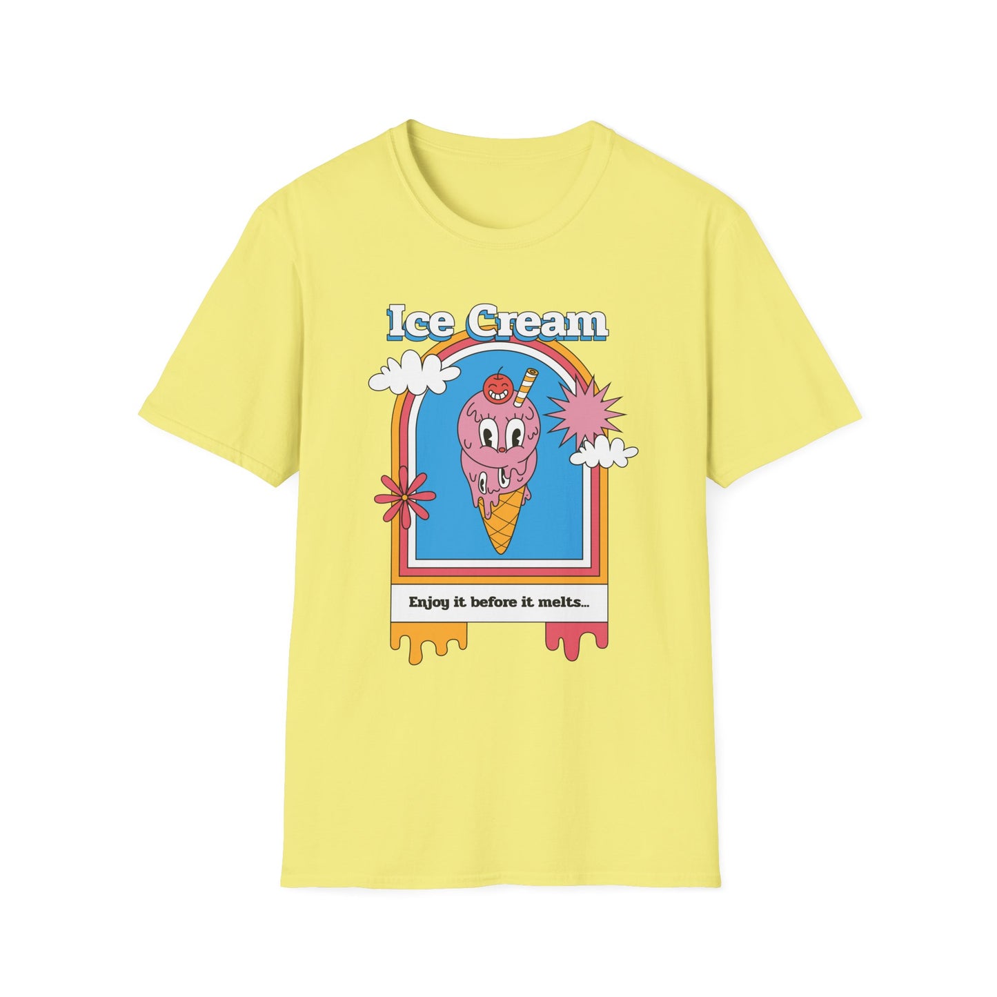 Food Tees, Funny Food T Shirts, Funny T Shirts, Shirt with Food, Junk Food Tees, Shirt with Ice Cream, Ice Cream T-Shirt