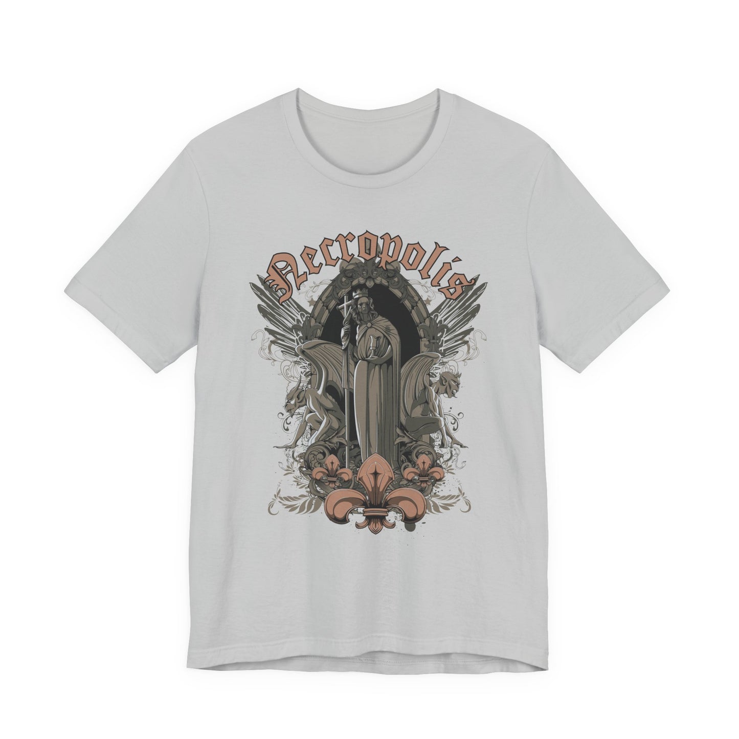 Gothic Skull Graphic Unisex Cotton T-Shirt r7