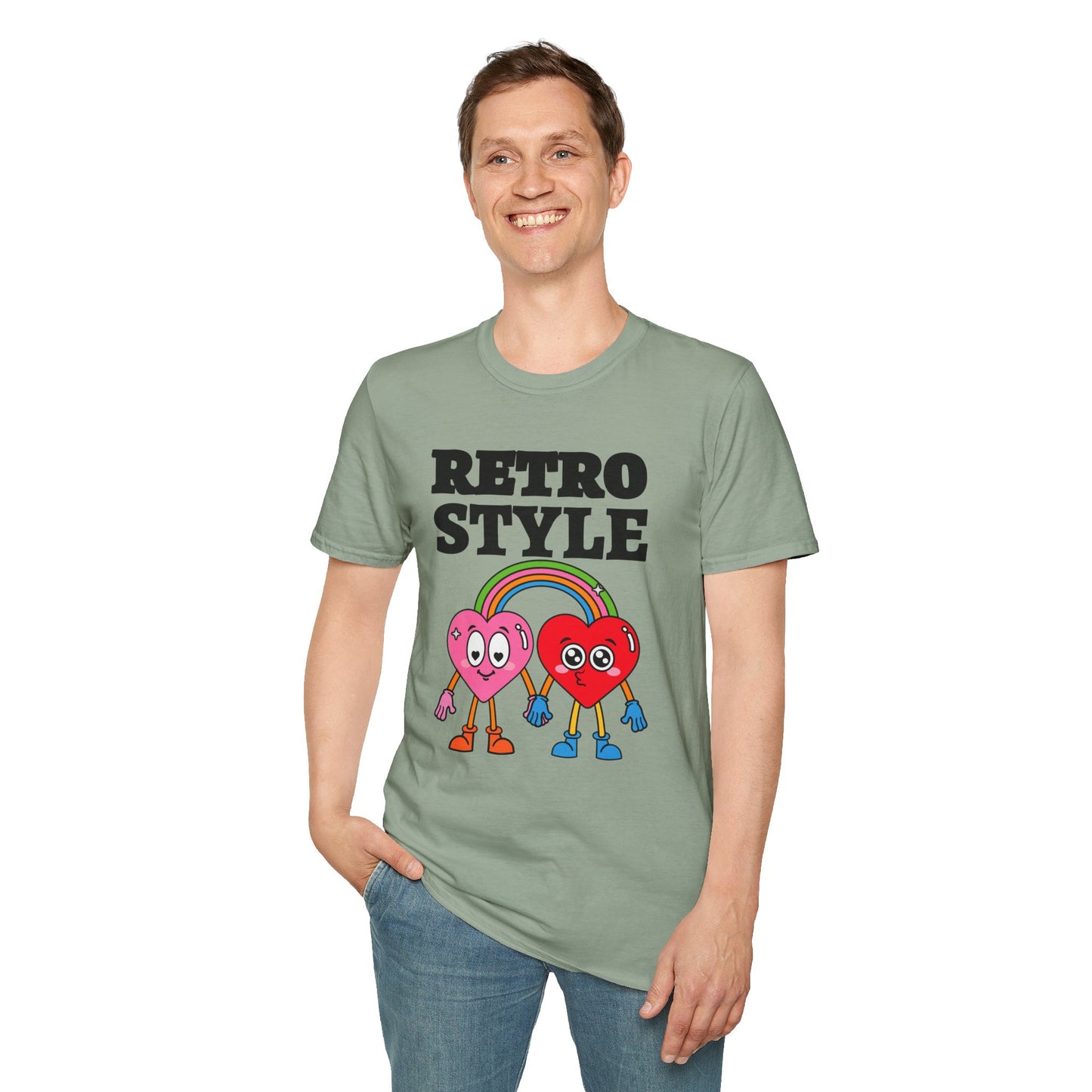 Retro T Shirt, Retro Design Shirt, Retro Art Tee Shirt, T-shirt with Retro Style