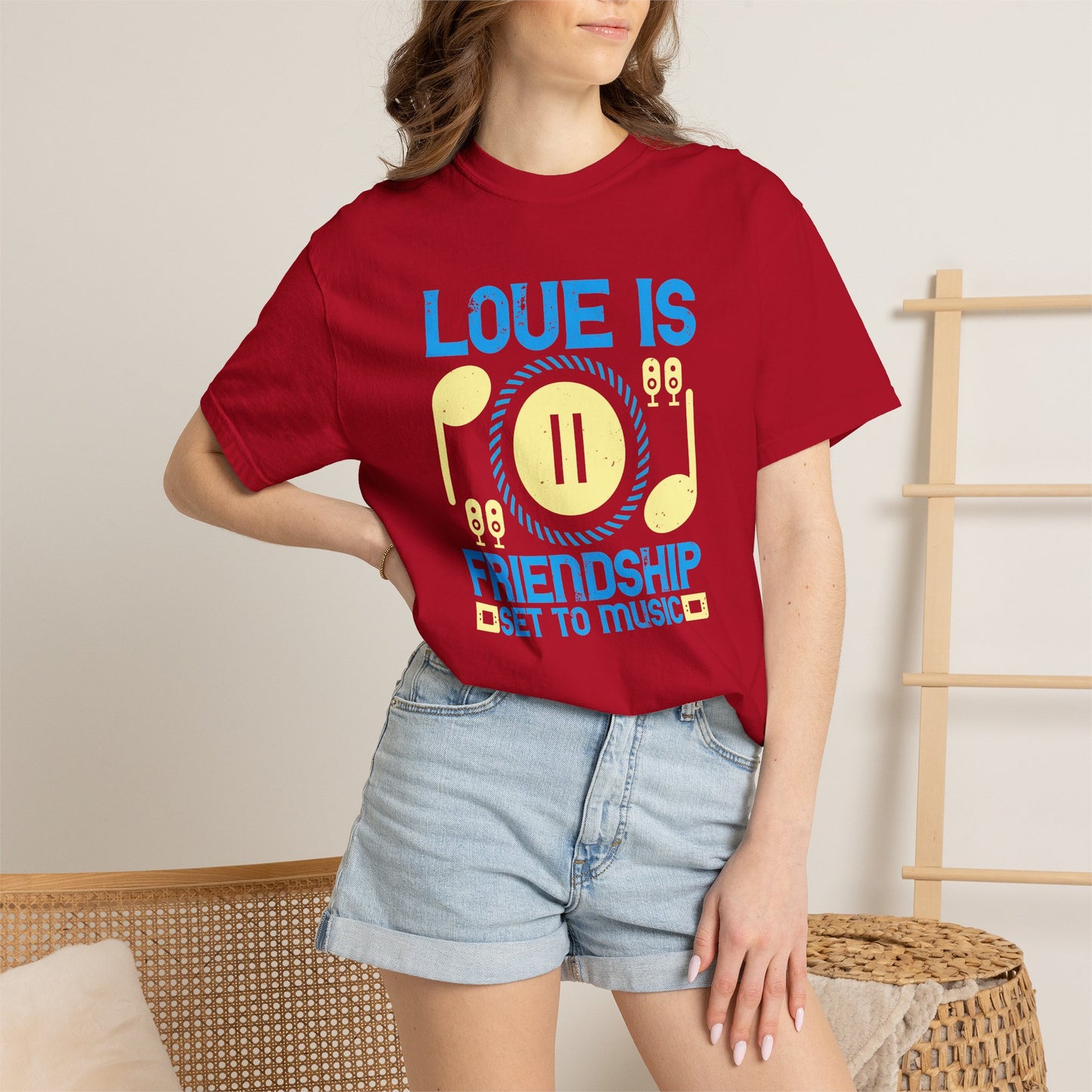 Music Graphic Design Unisex Cotton T-shirt m21