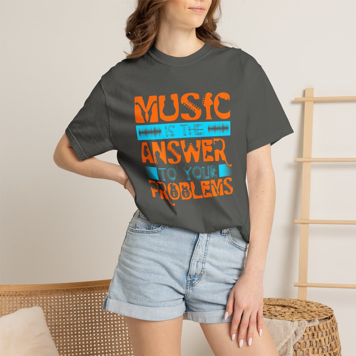 Music Graphic Design Unisex Cotton T-shirt 073