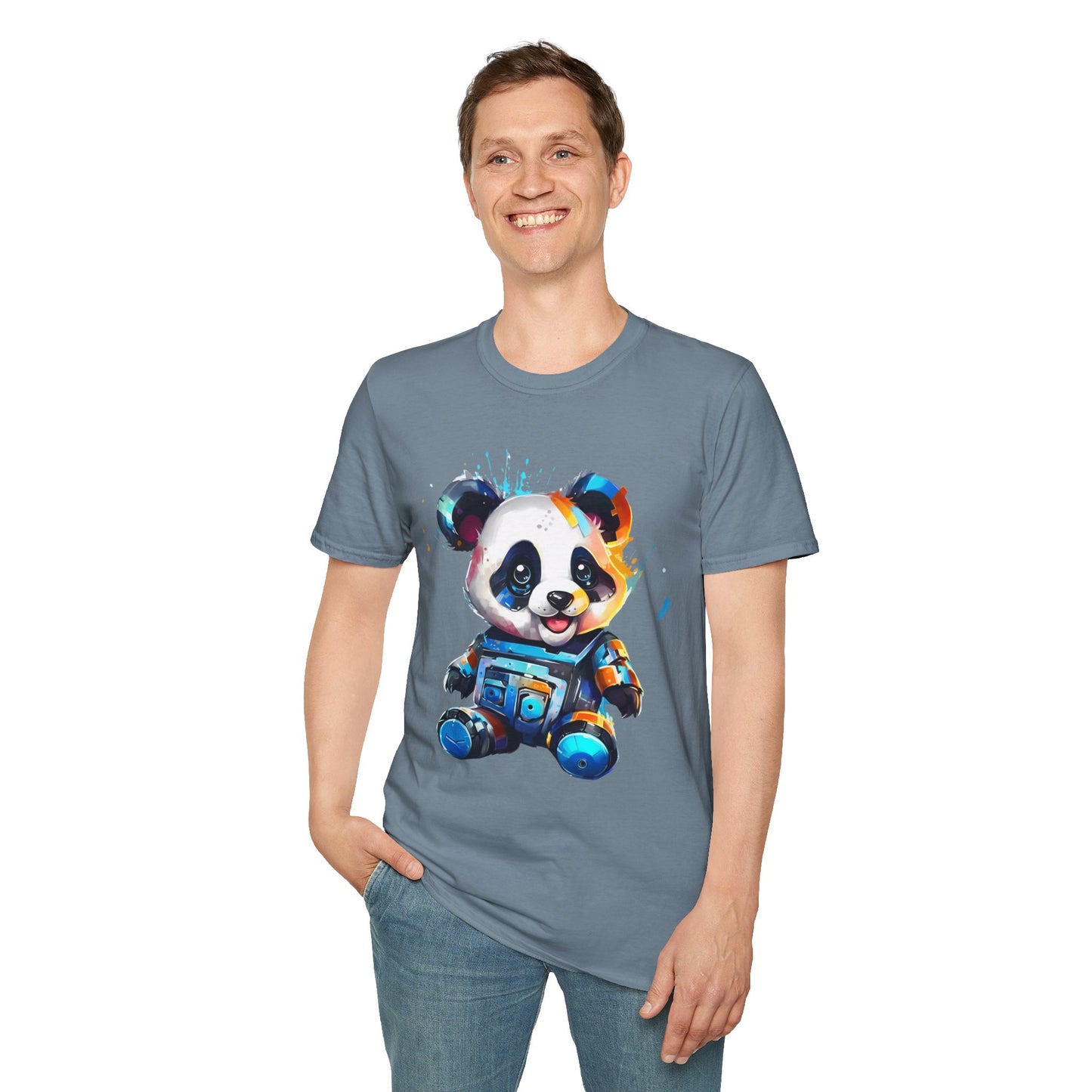Animals Tees, Funny Animals Shirt, T Shirts with Funny Animals, T-Shirt with Panda, Panda Tees
