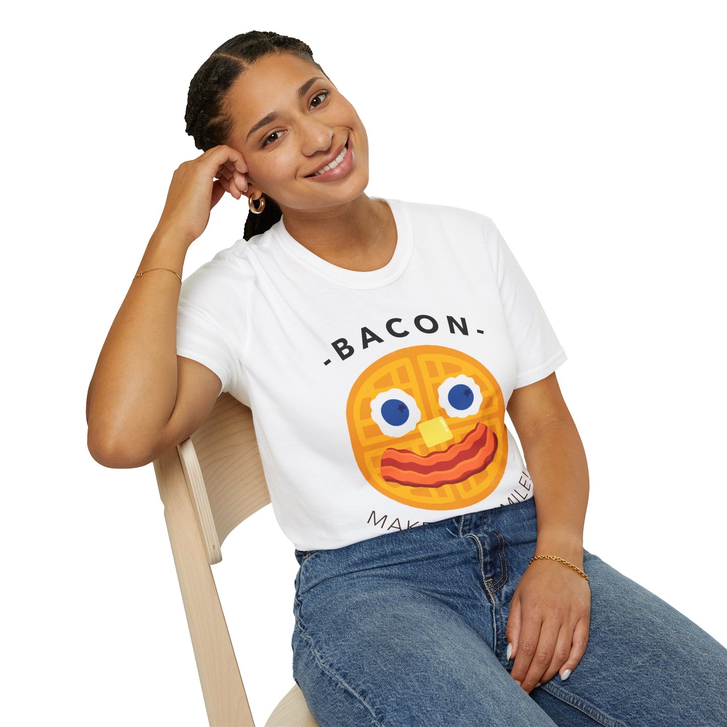 Food Tees, Funny Food T Shirts, Funny T Shirts, Bacon and Egg T Shirt, Egg and Bacon Shirt